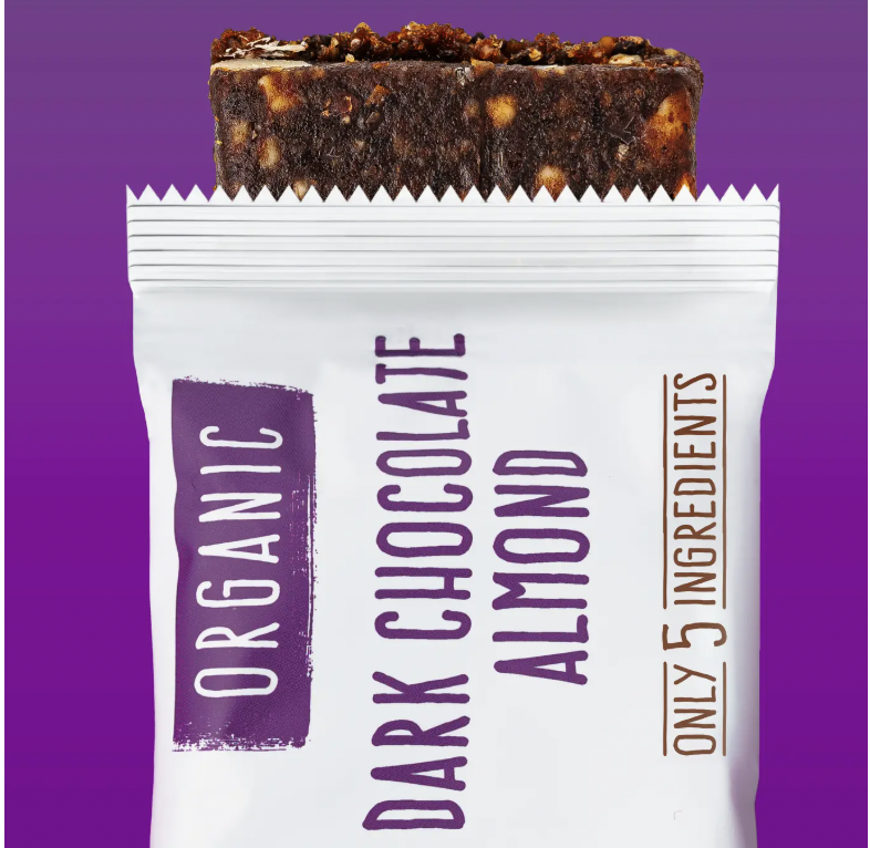 Jonesbar Dark Chocolate Almond Organic Fruit & Nut Bar Vegan
