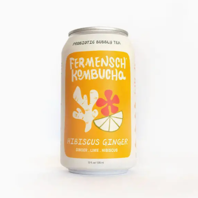 Hibiscus Ginger Kombucha