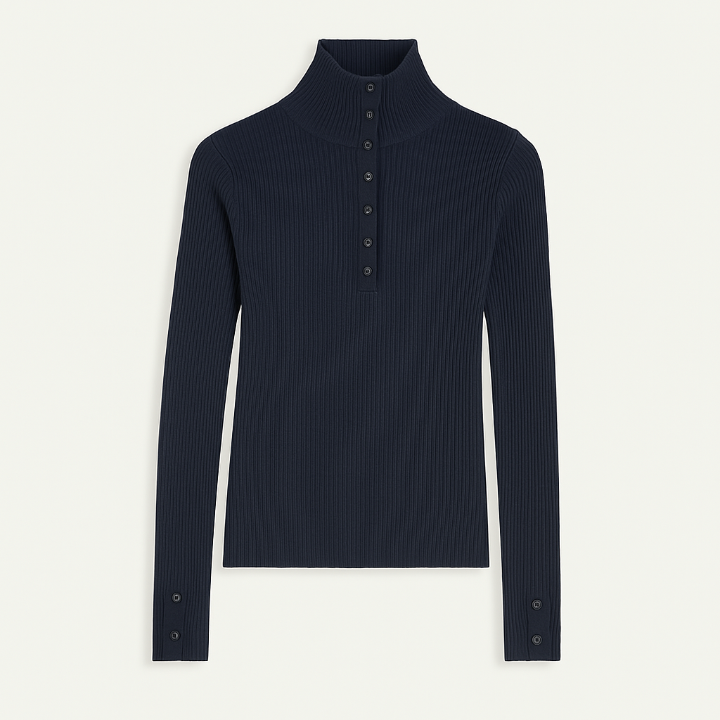 Somar High Neck Sweater Navy