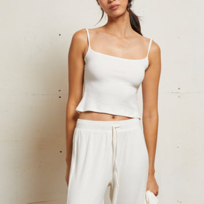 Sophie Rib Cami Sugar