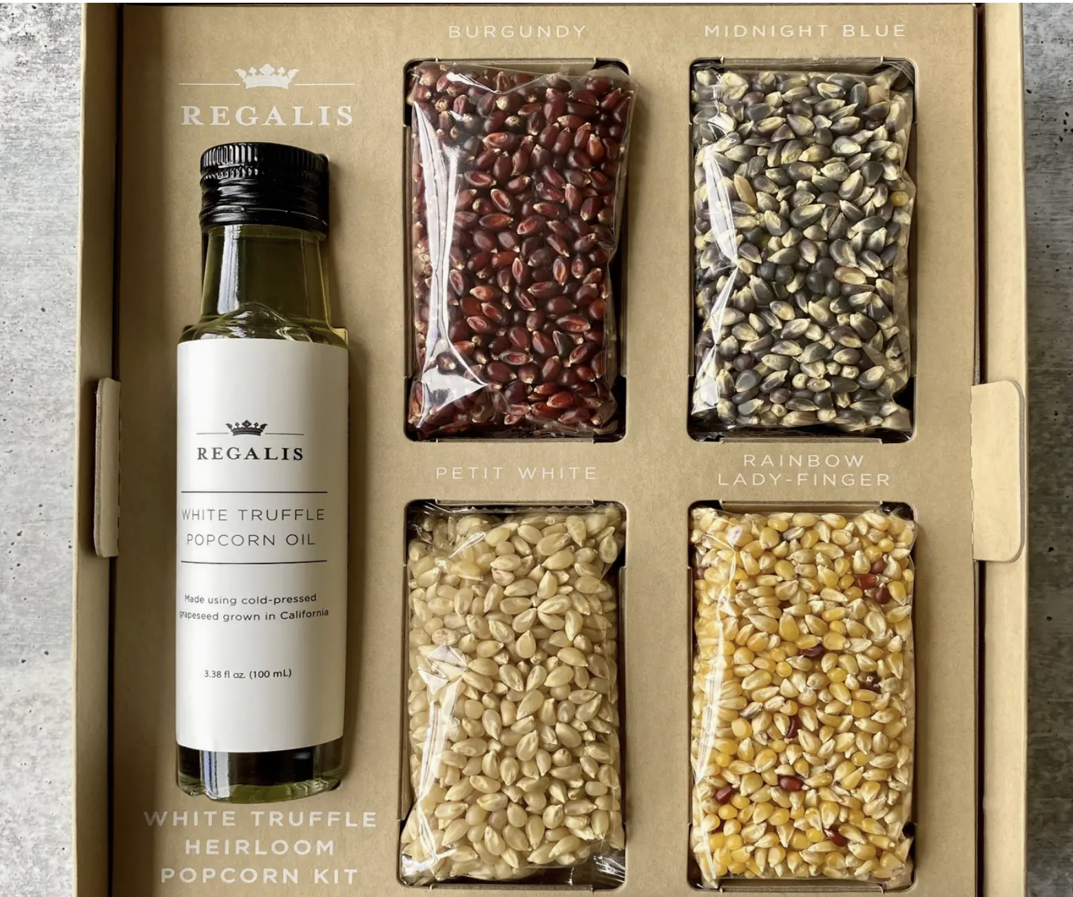 White Truffle Heirloom Popcorn Kit