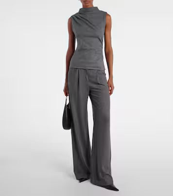 Mylie Slvless Top Med Heather Grey