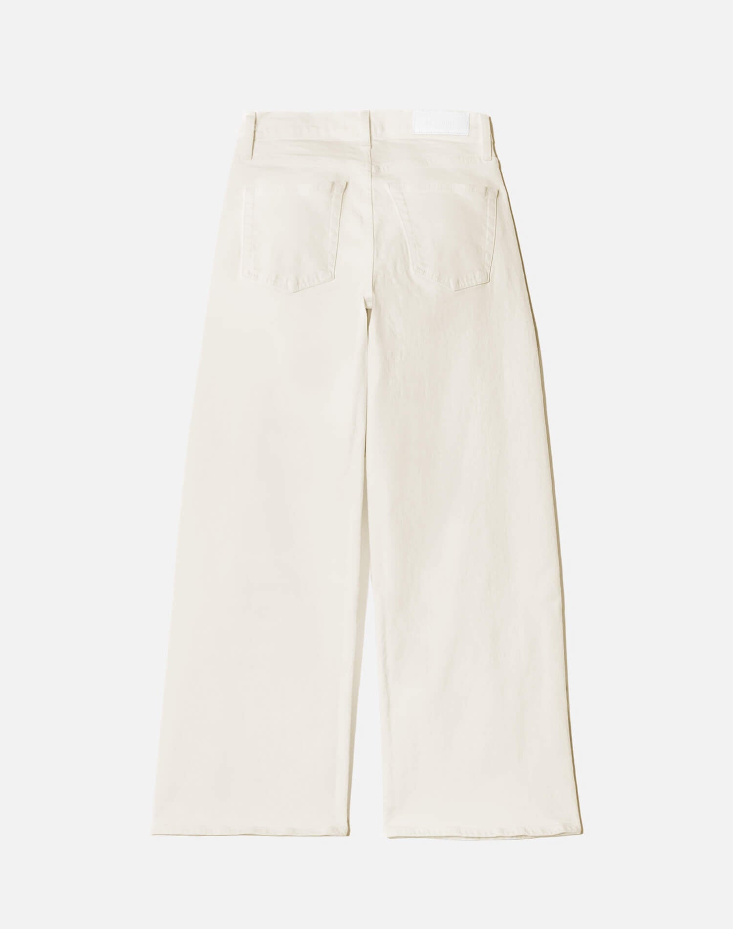 Mid Rise Wide Leg Vintage White