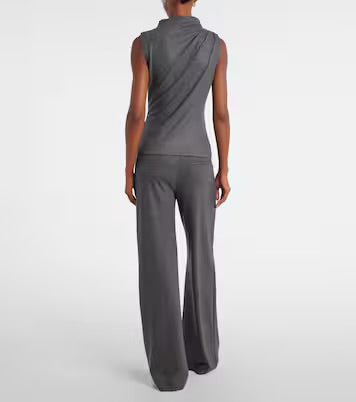 Mylie Slvless Top Med Heather Grey
