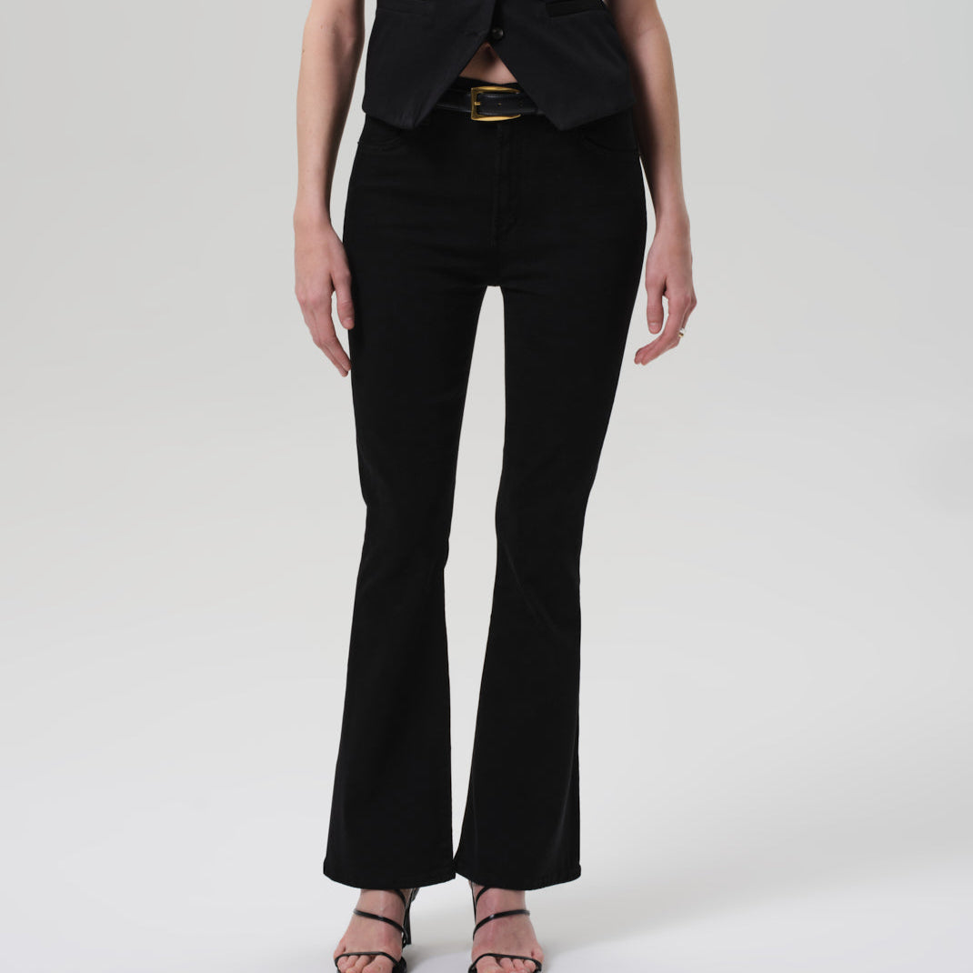 Lilah 32.5" Jean Plush Black