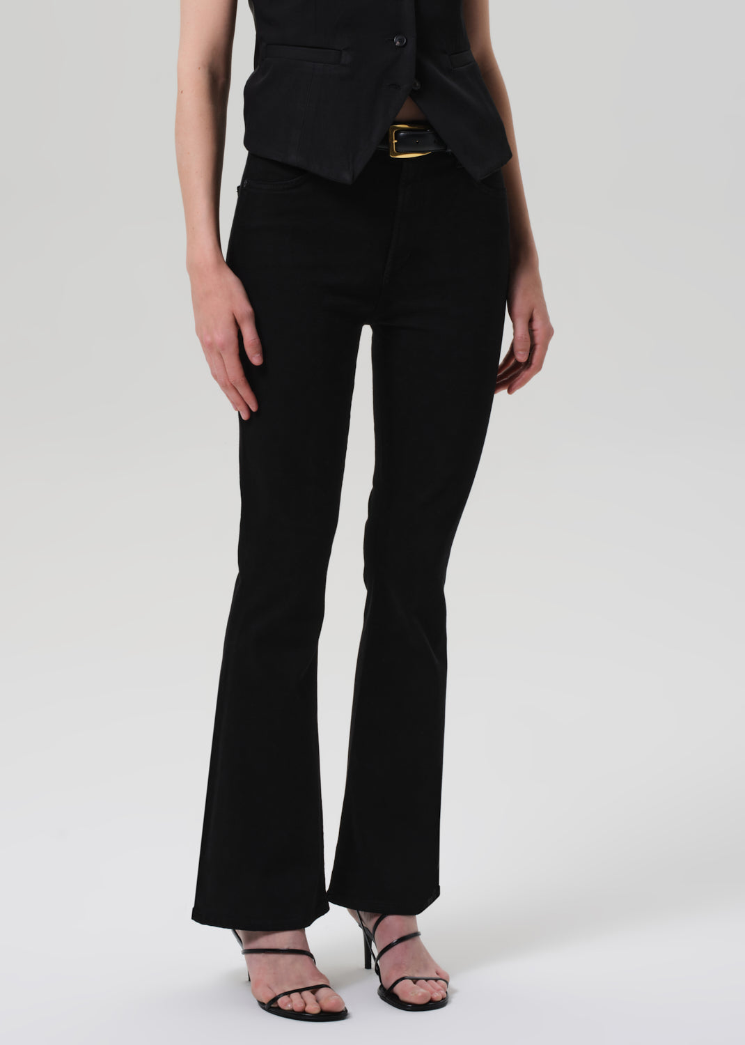 Lilah 32.5" Jean Plush Black