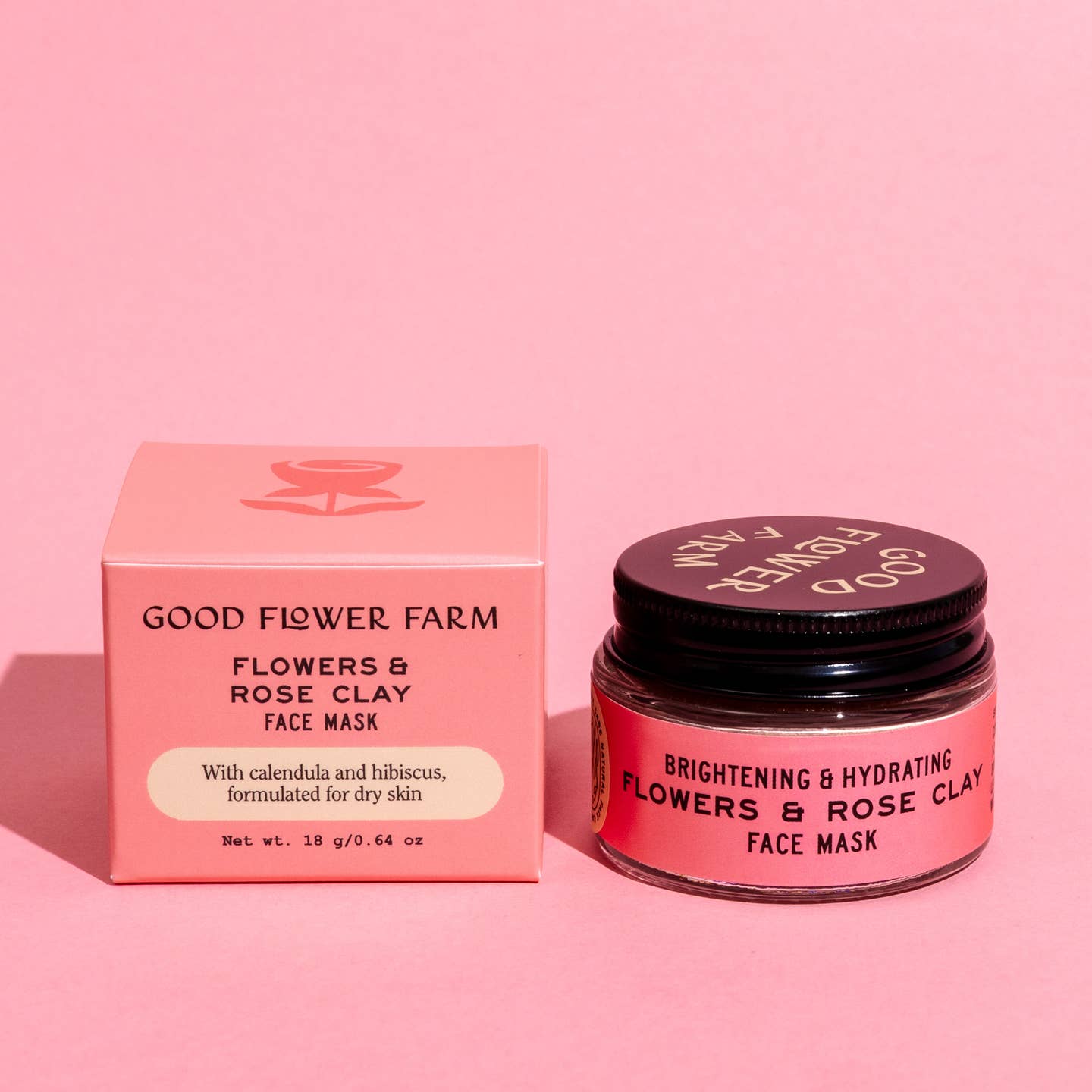 Flowers & Rose Clay Botanical Face Mask