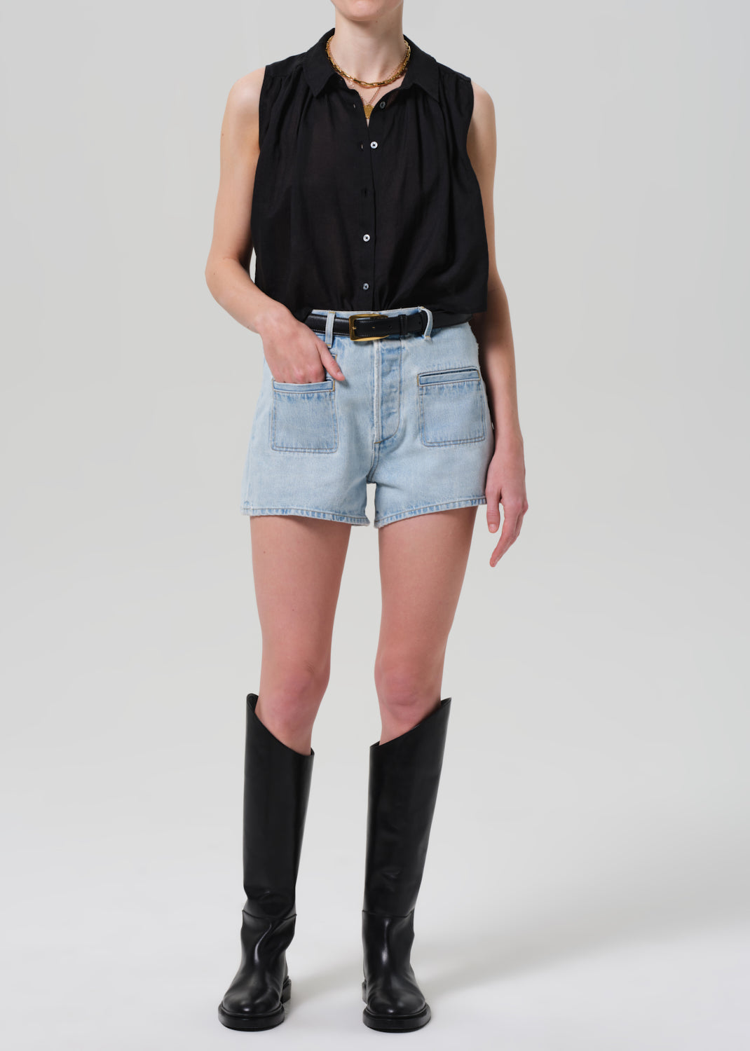 Marlow Welt Pocket Short Skyscape
