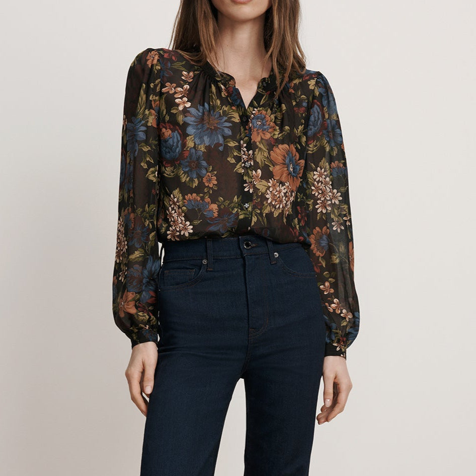 Ashlynn Blouse Black Multi