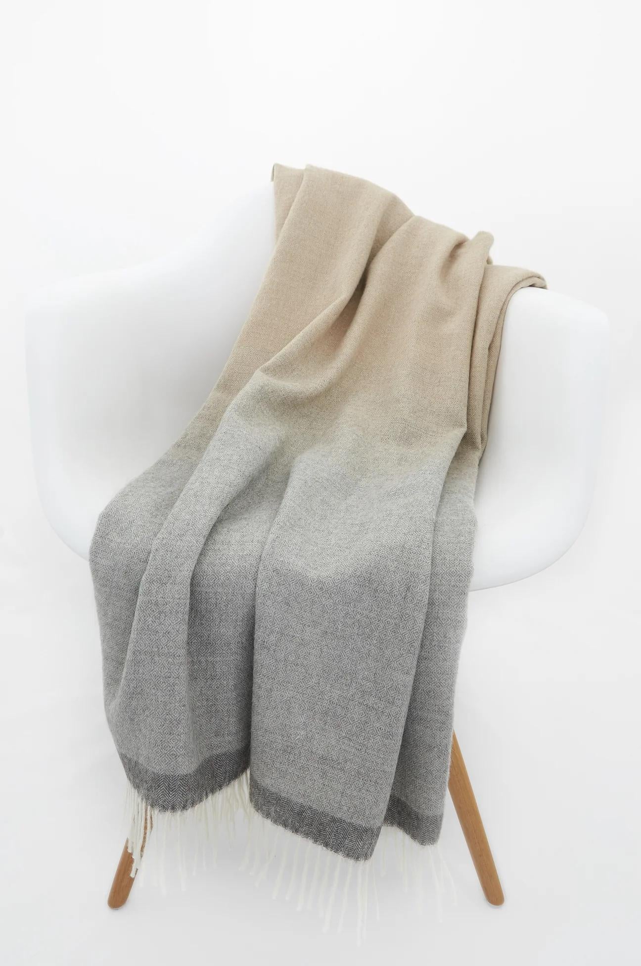 Alpaca Ombre Blanket / Scarf