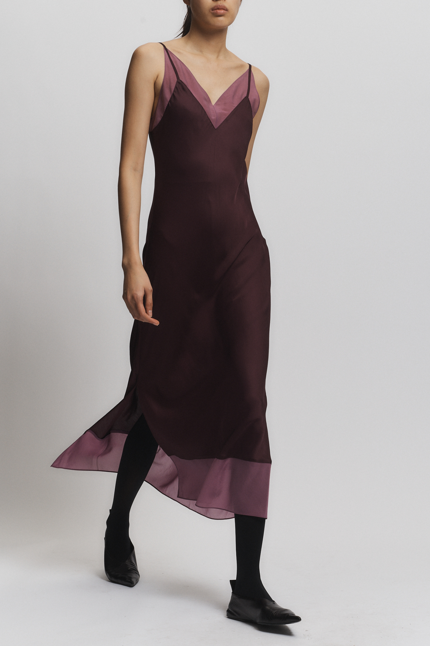 Vinza Slip Dress Grape