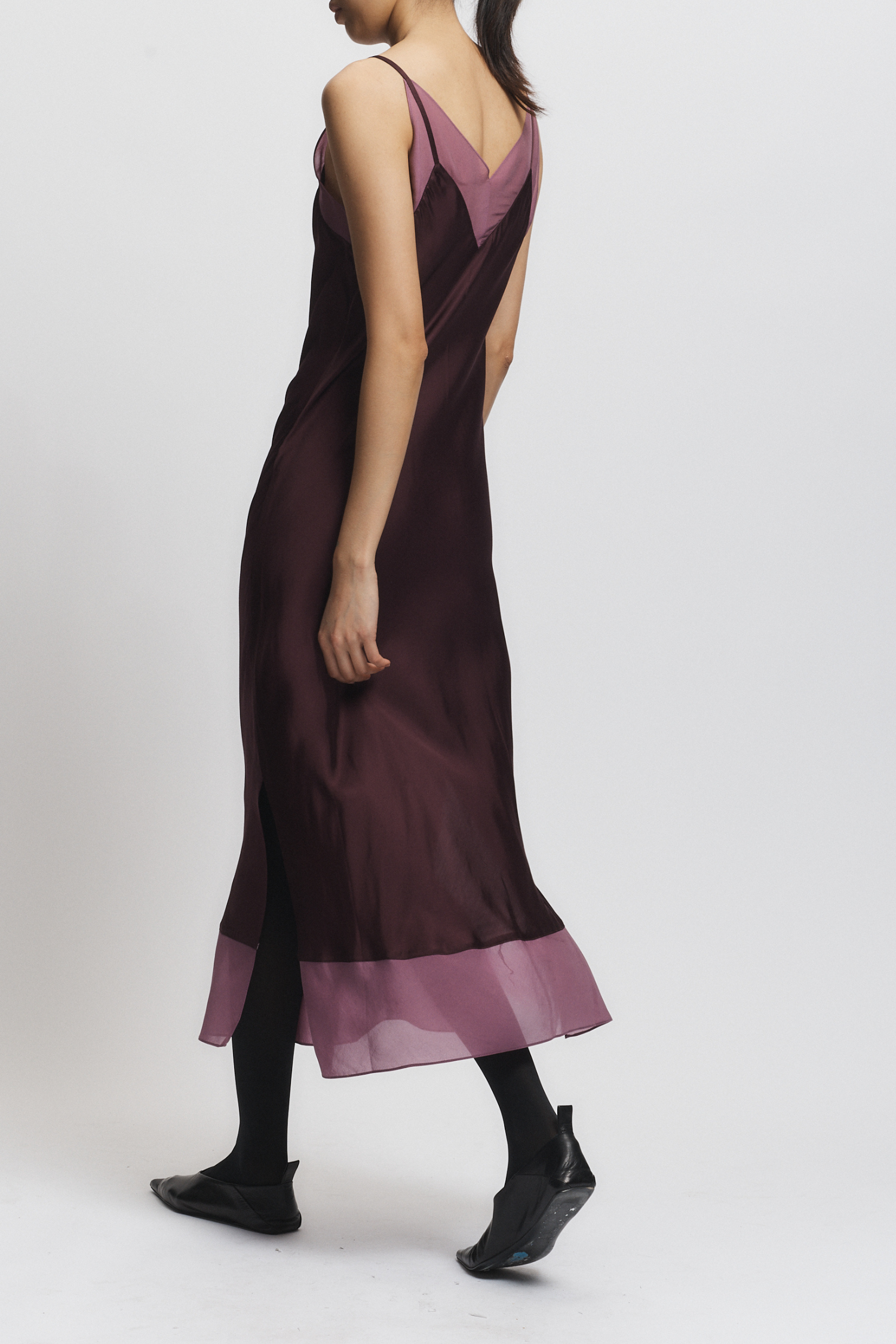 Vinza Slip Dress Grape