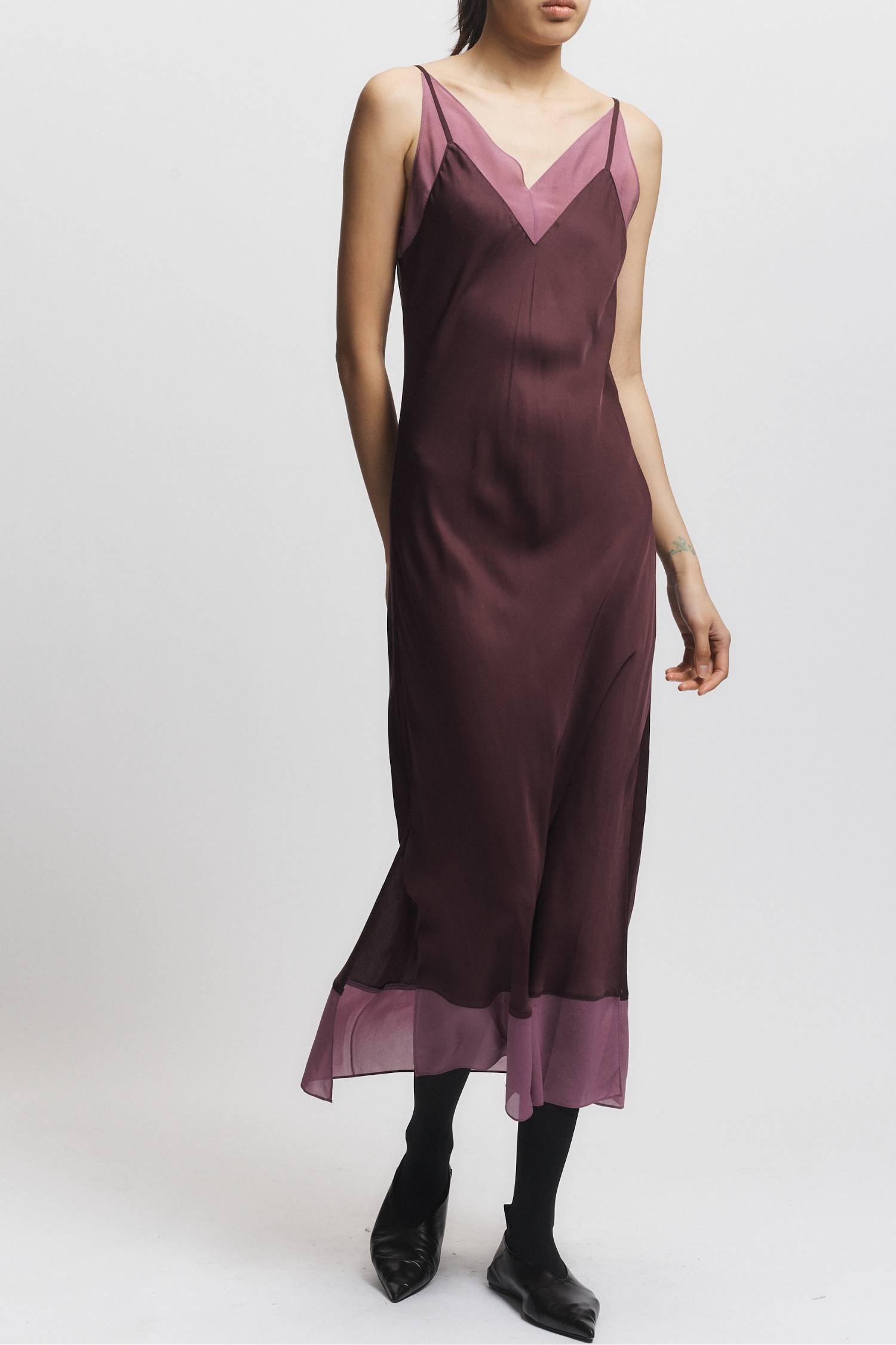 Vinza Slip Dress Grape