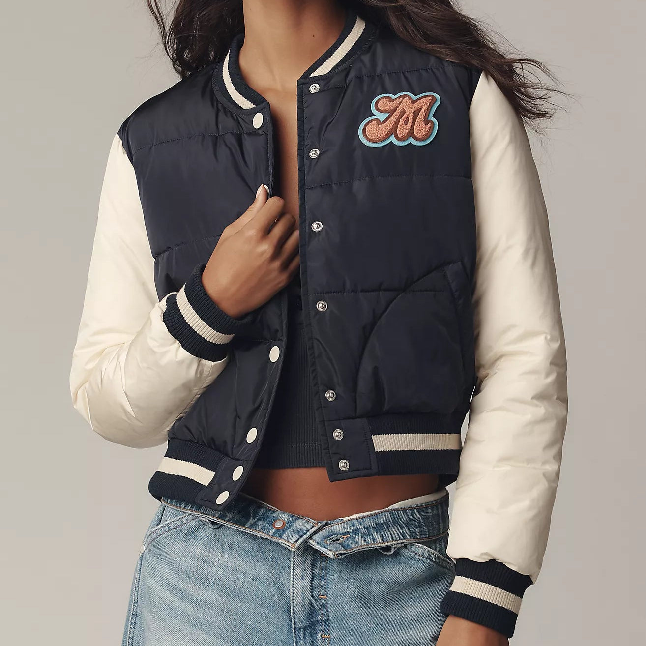 Pillow Talk Letterman Jkt Second String