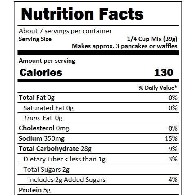 Pancake & Waffle Mix - Gluten Free
