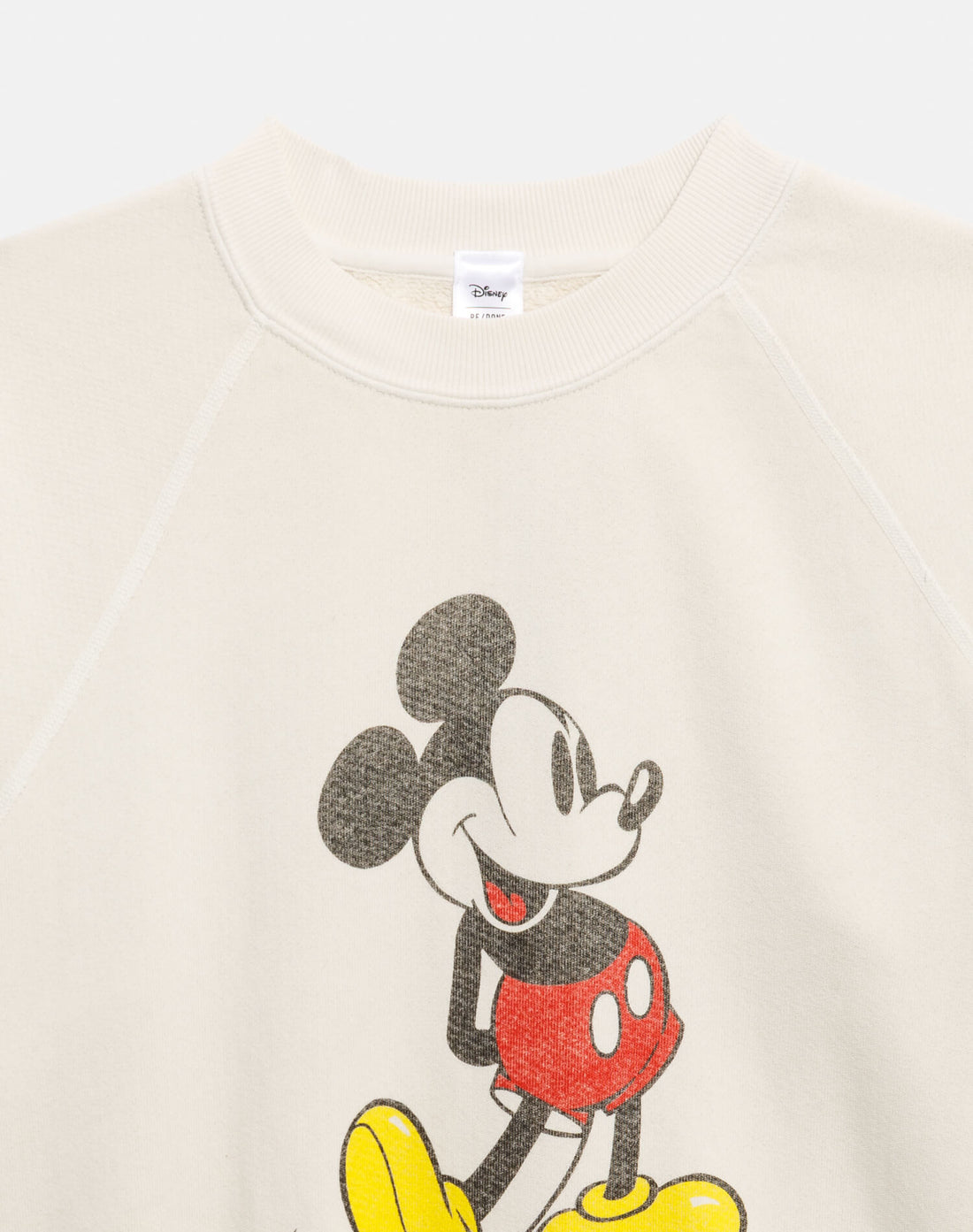 Classic Crew Mickey Mouse Vintage White