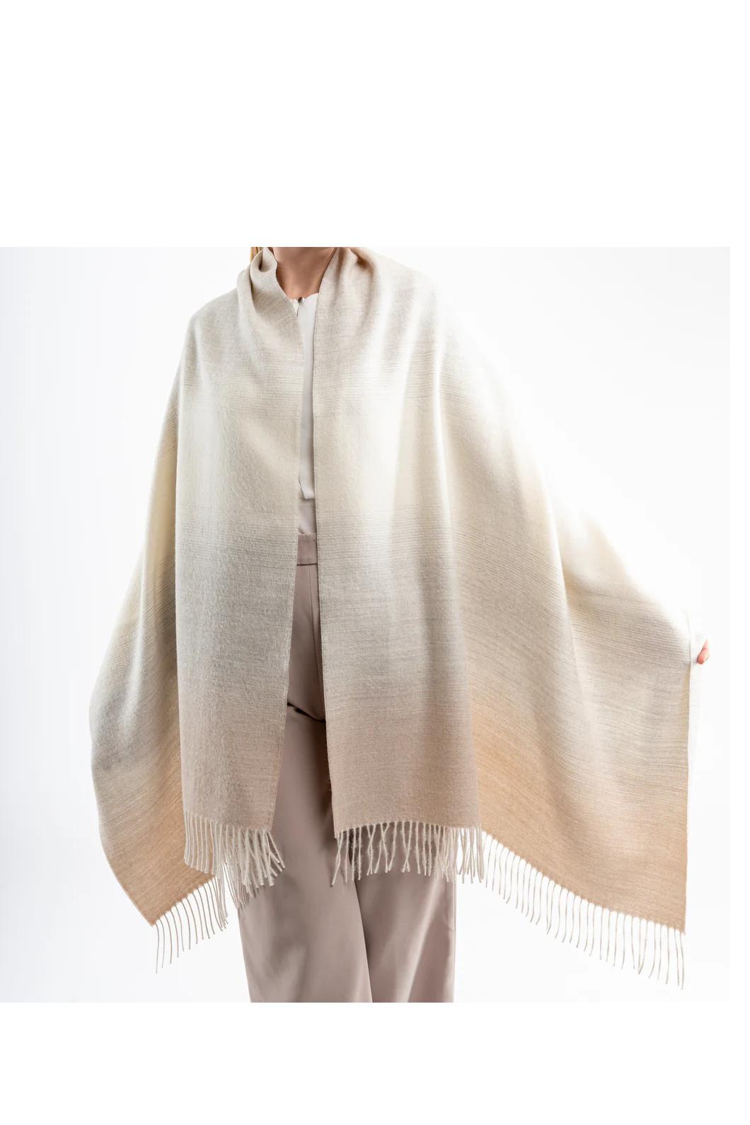 Alpaca Ombre Blanket / Scarf