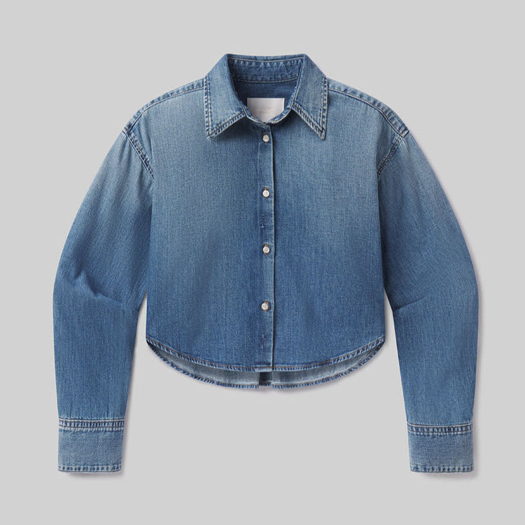 Ana Cropped Shirt Somerset