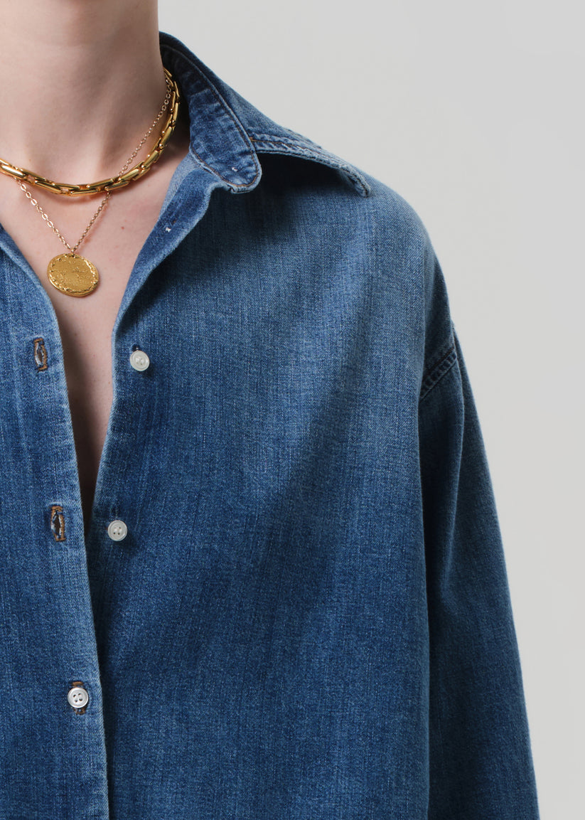 Ana Cropped Shirt Somerset