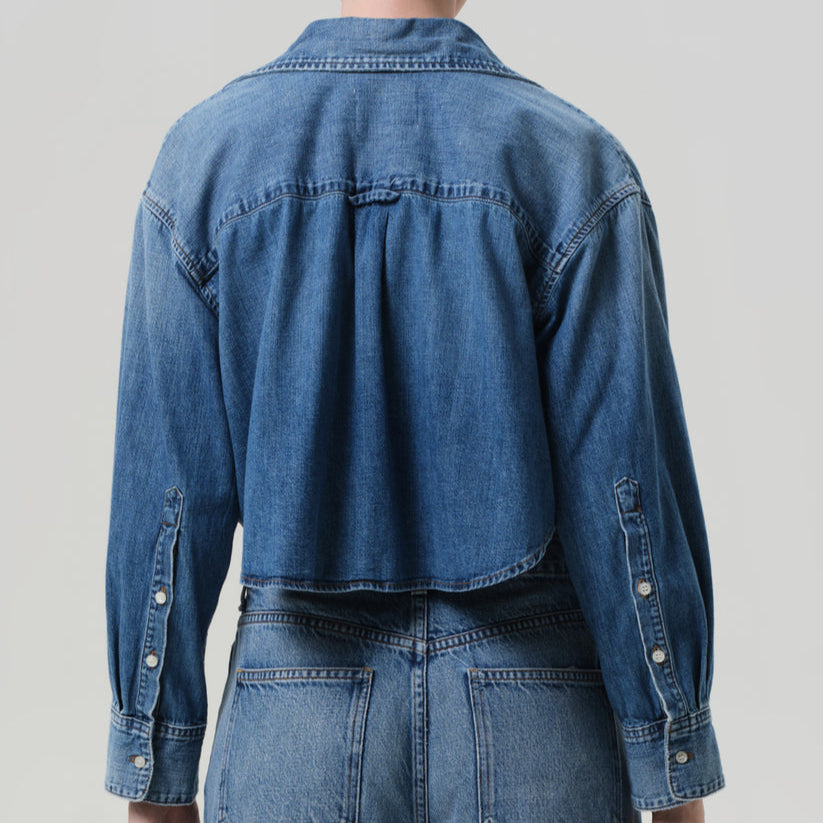 Ana Cropped Shirt Somerset