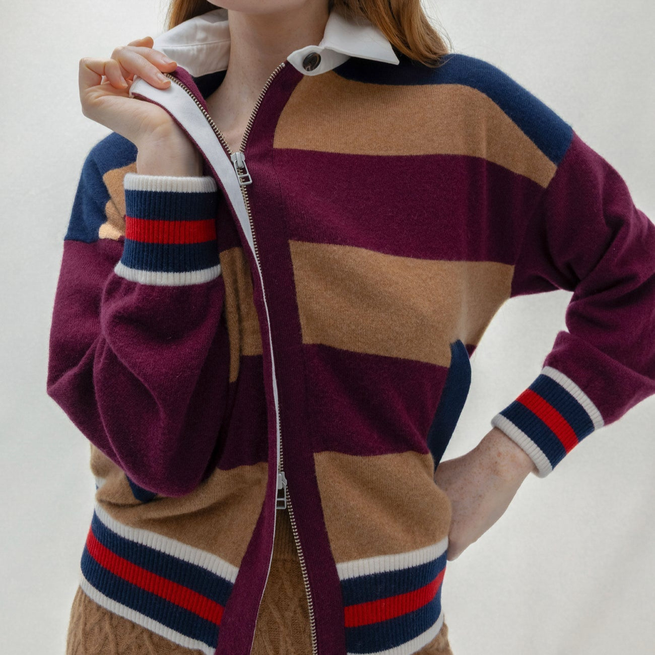 Rugby Bomber Jacket Haystack