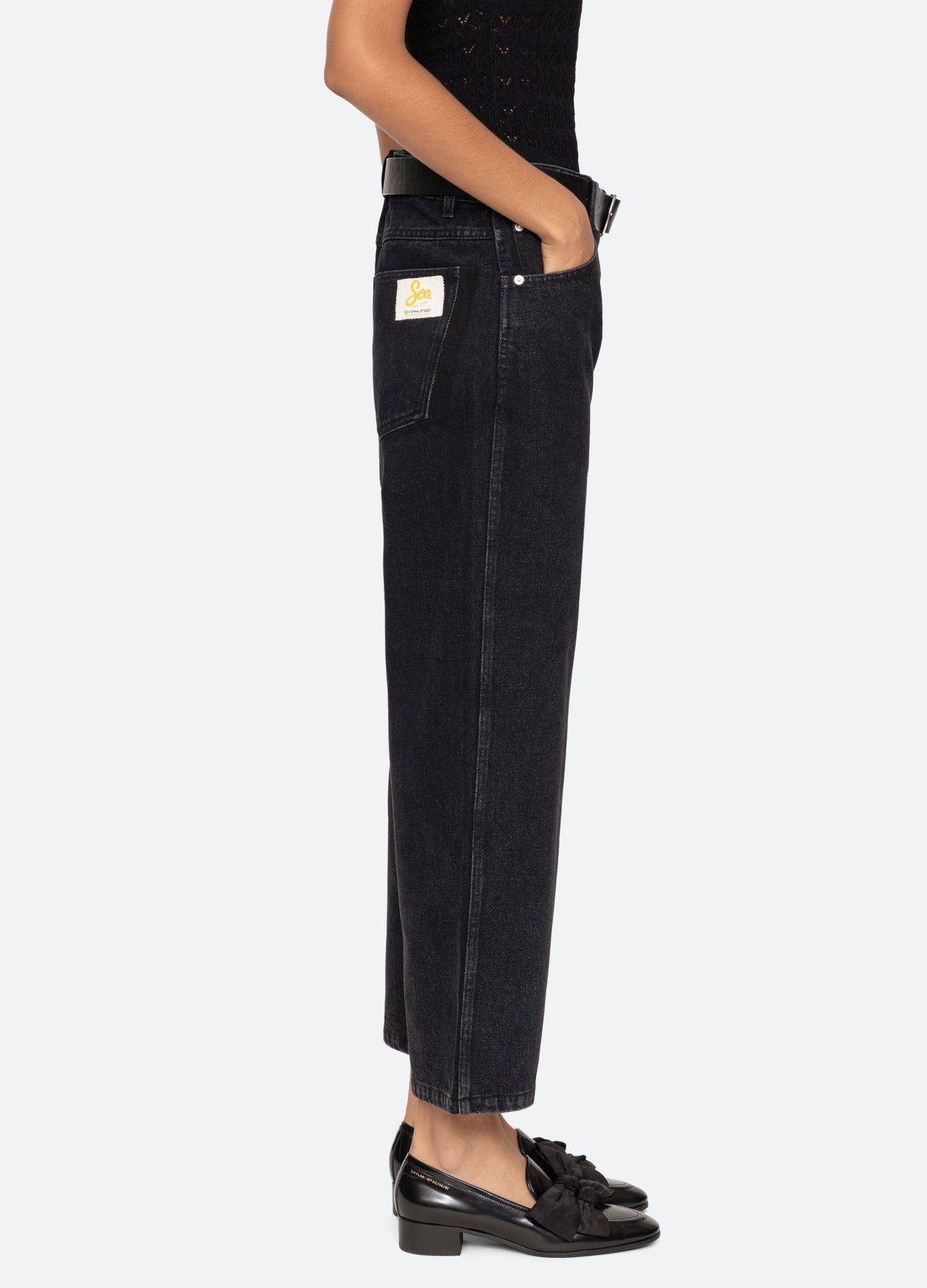 Jules Denim Pant Black