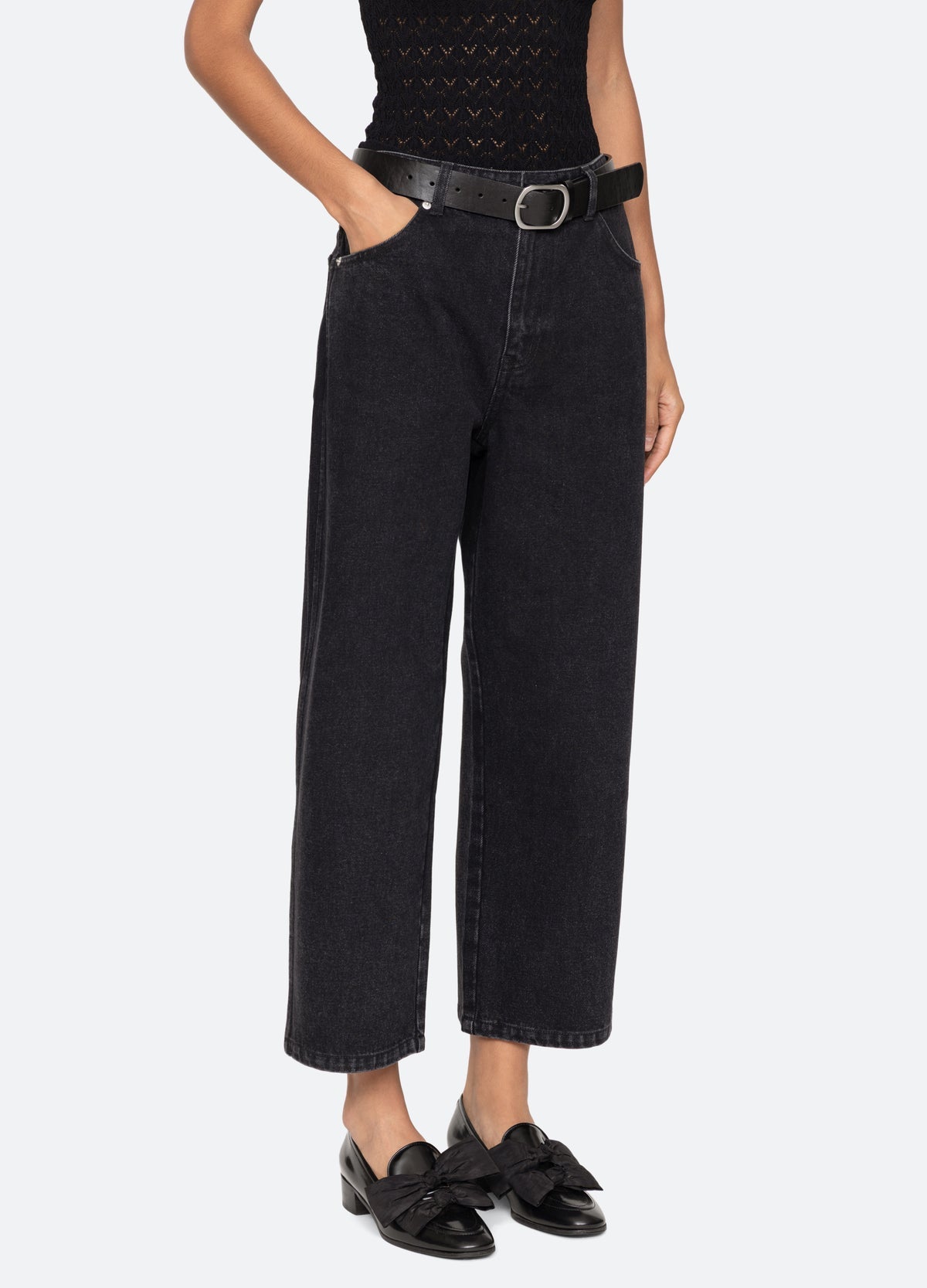 Jules Denim Pant Black
