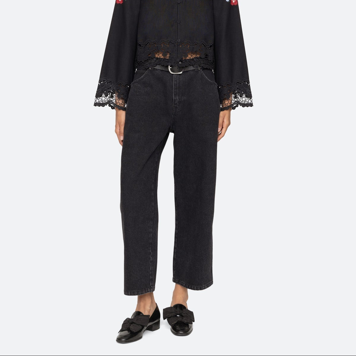 Jules Denim Pant Black