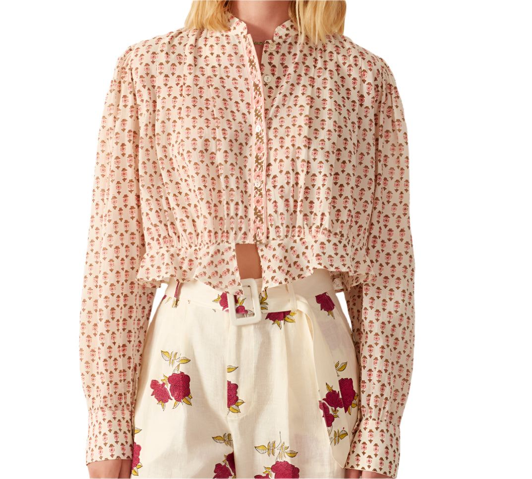 Ryland Antique Shirt White Tulip