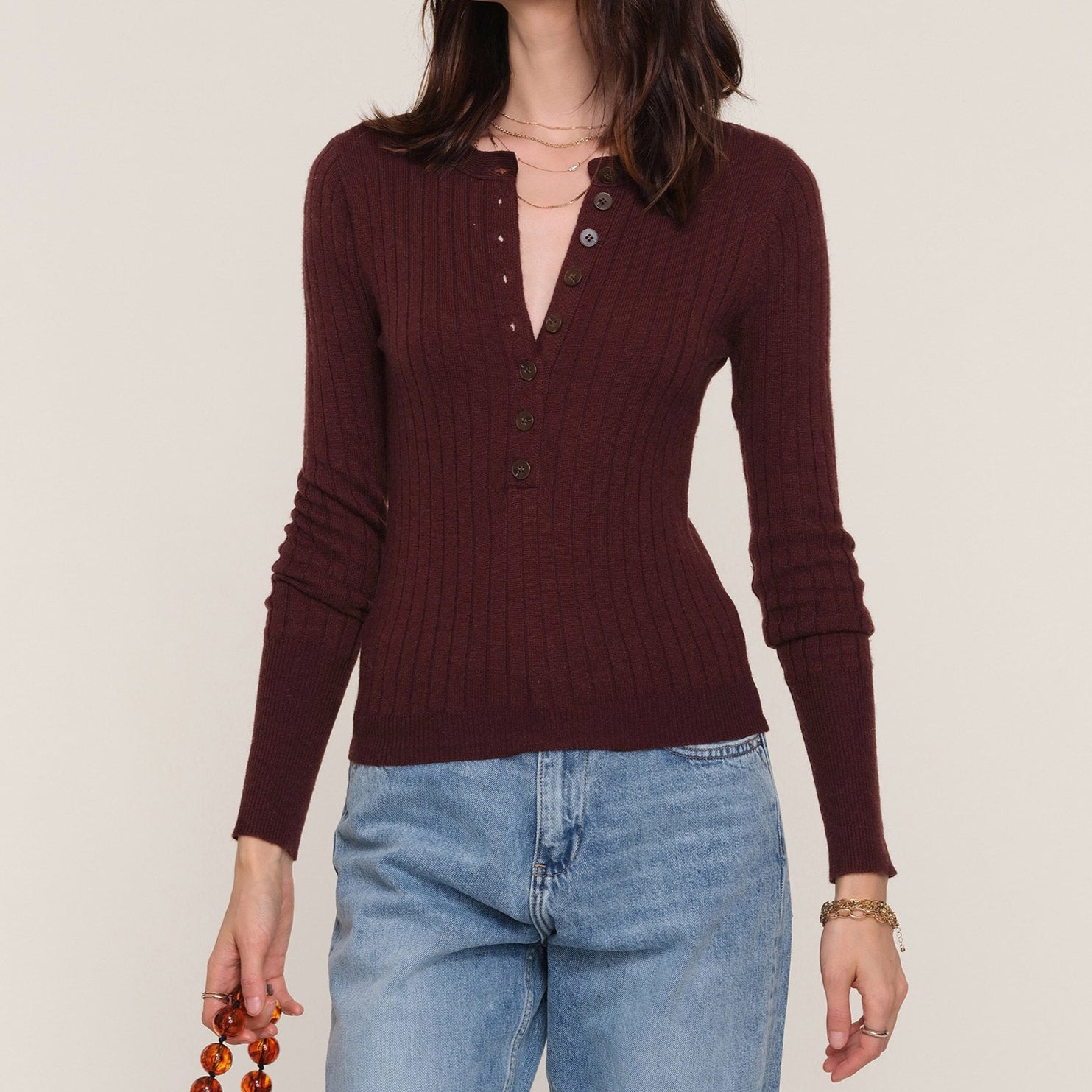 Stacy Top Aubergine