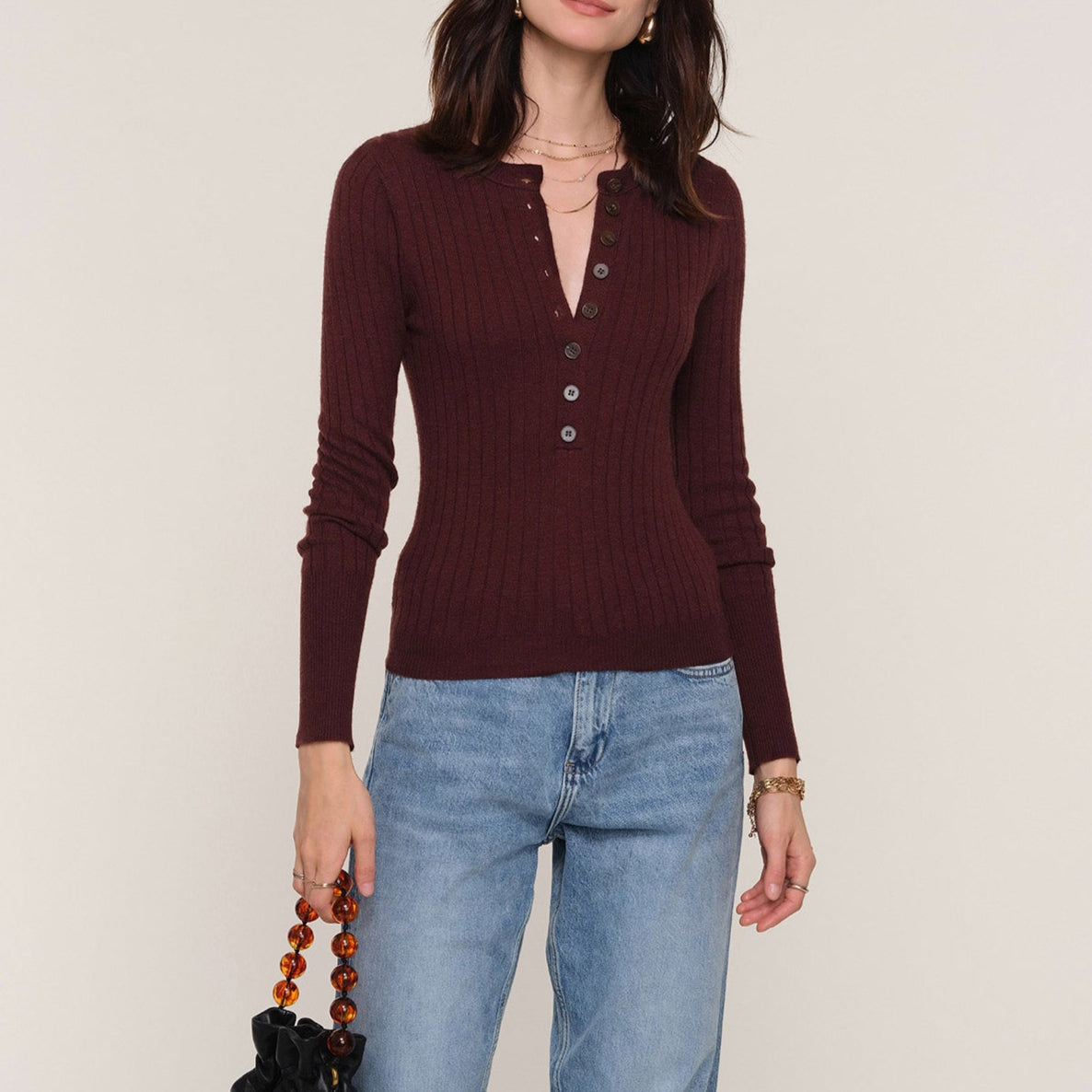 Stacy Top Aubergine