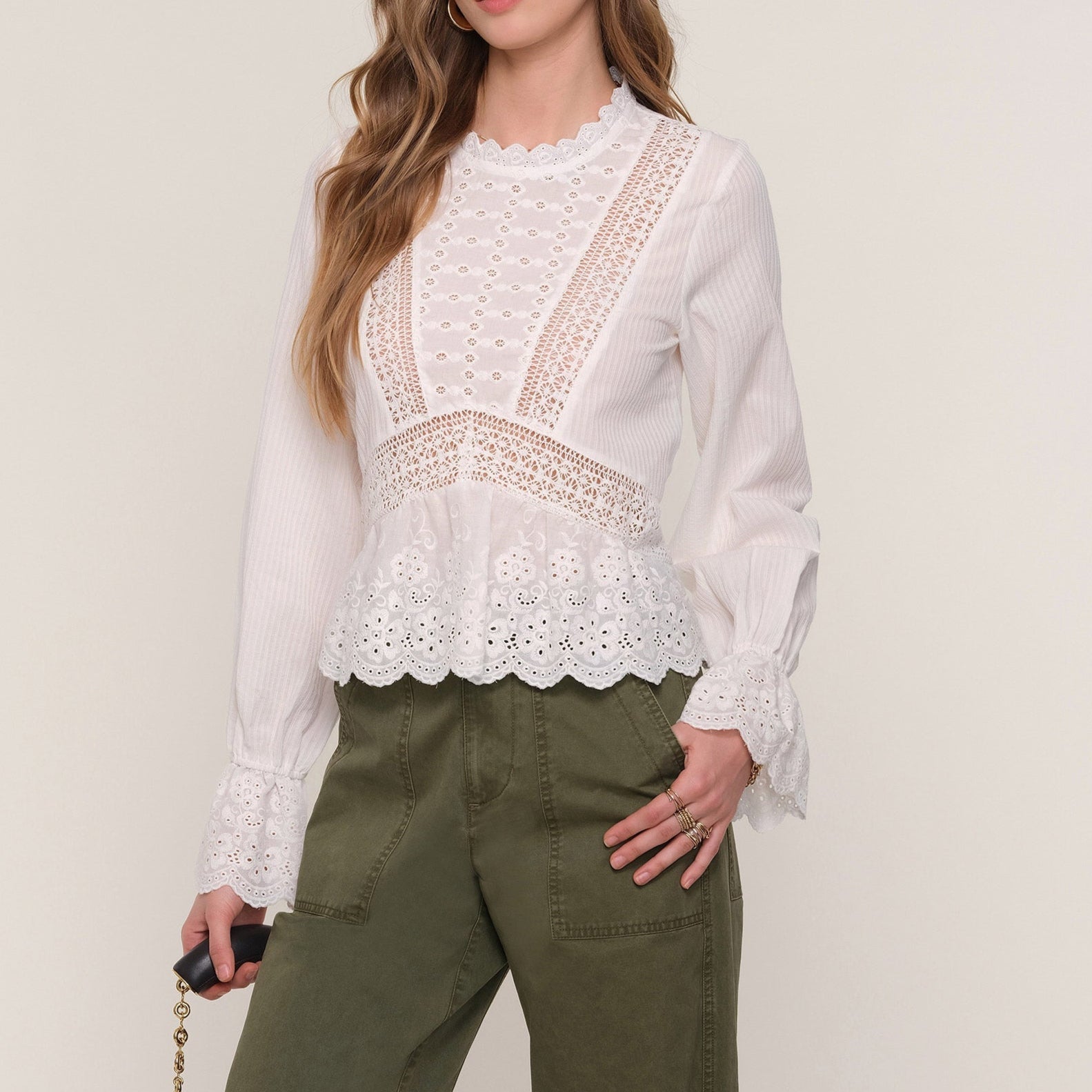 Miriam Top Eggshell