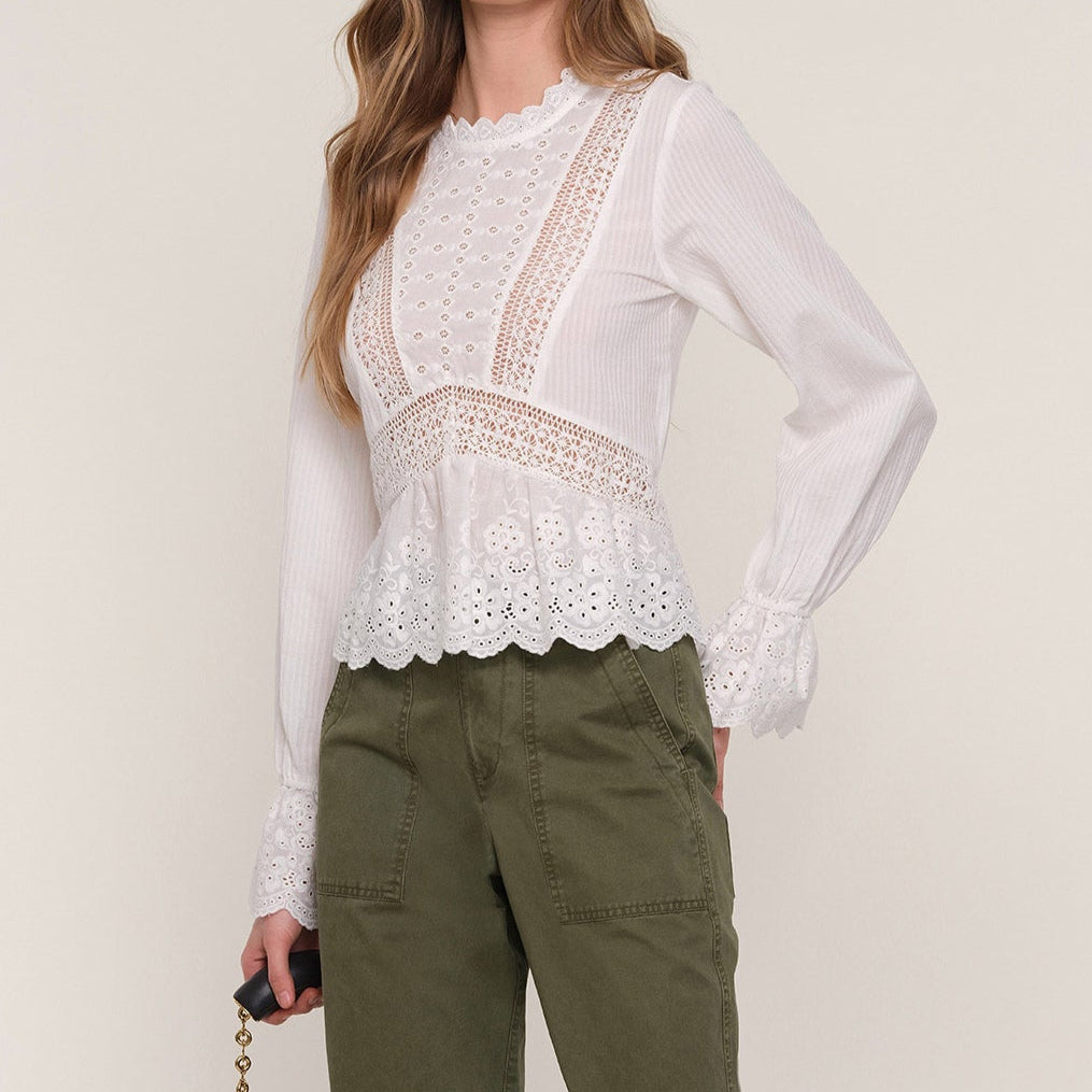 Miriam Top Eggshell