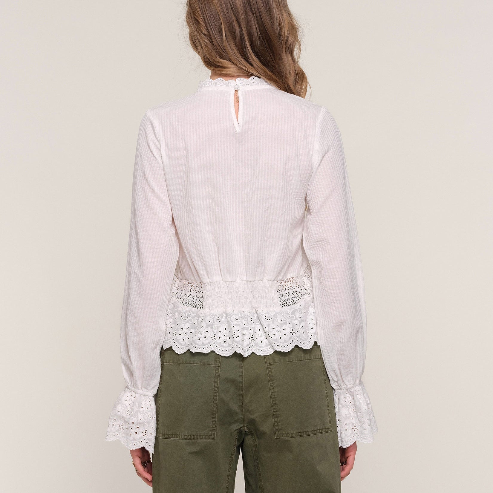 Miriam Top Eggshell