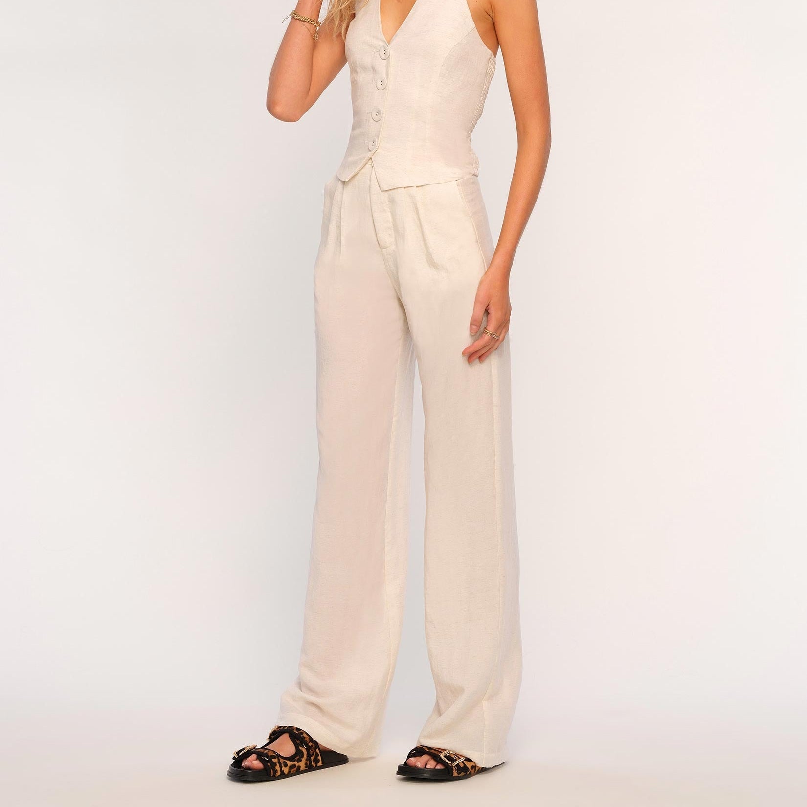 Odessa Pant Ivory