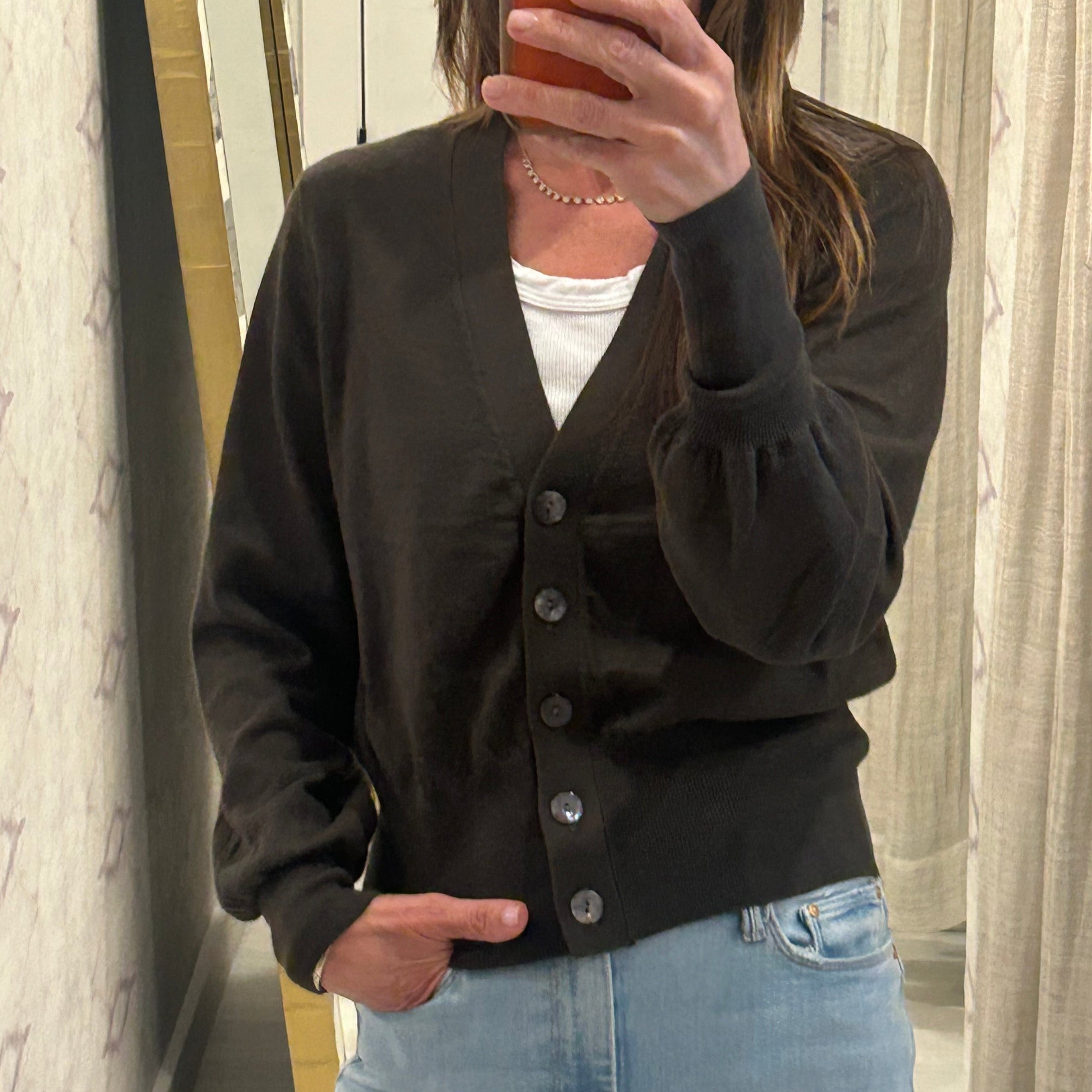 Jes Elegant Cardigan Khaki