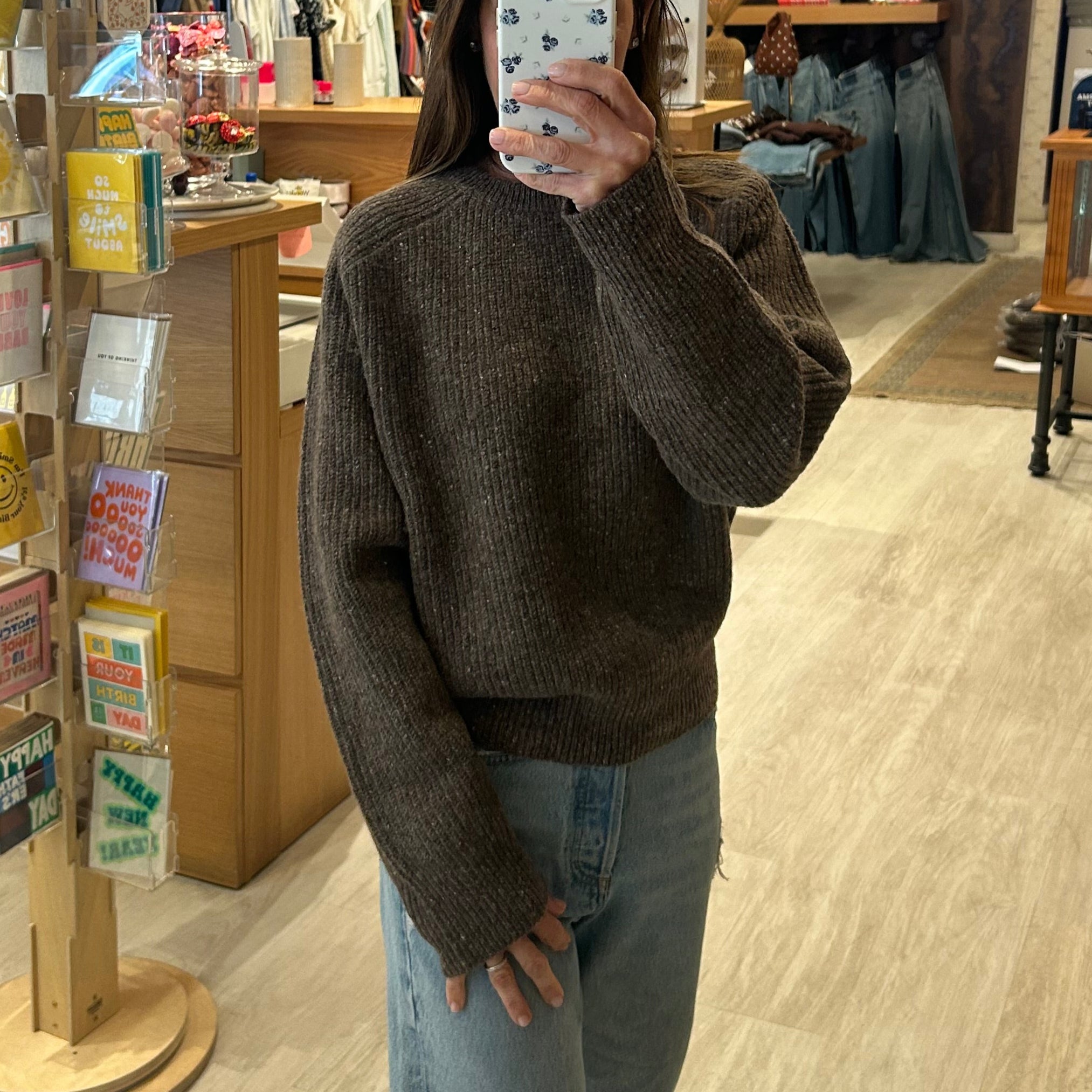 Florence Cinch Crew Walnut