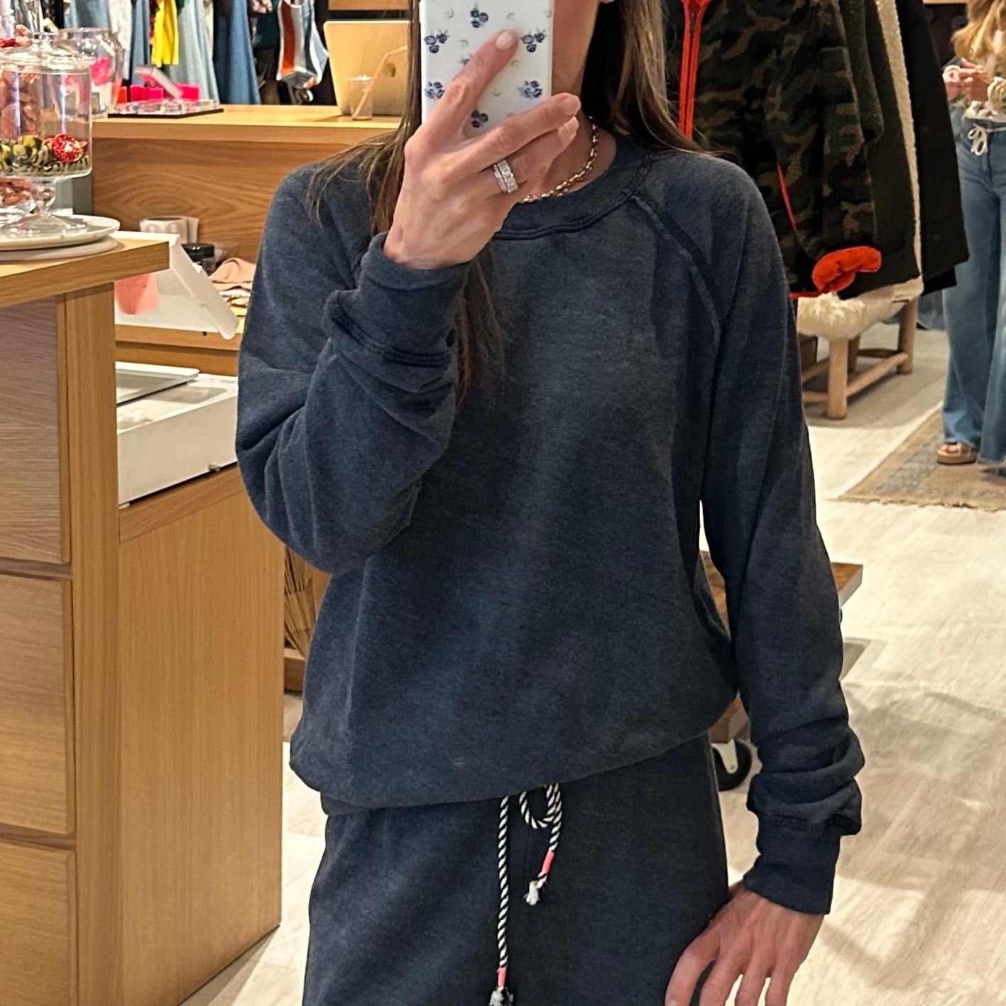 Raglan Sweatshirt Deep Navy