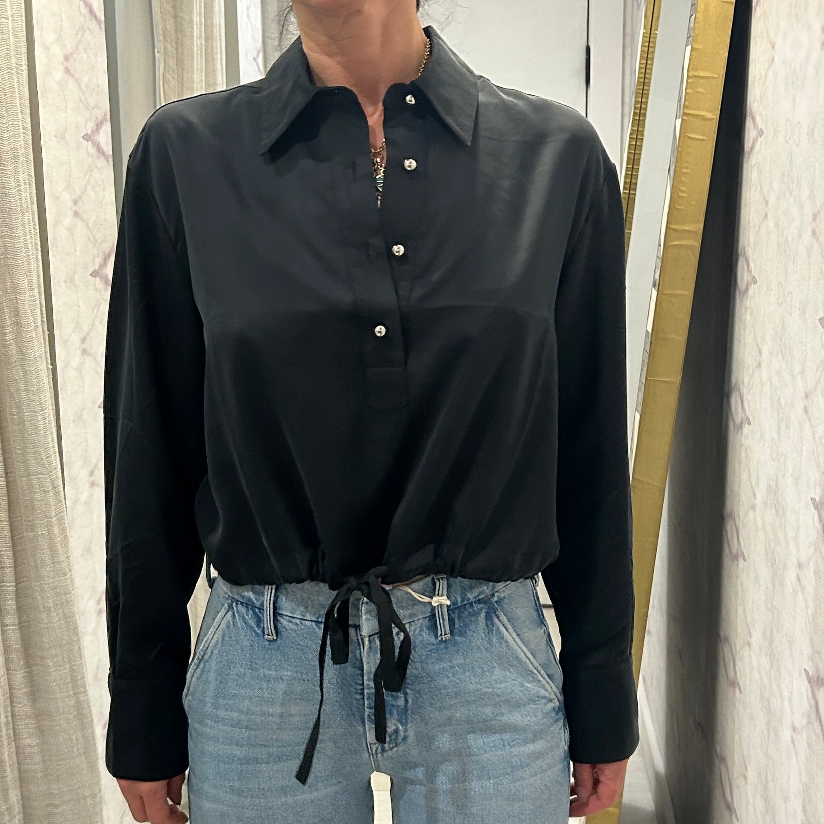 The Crawford Blouse Black