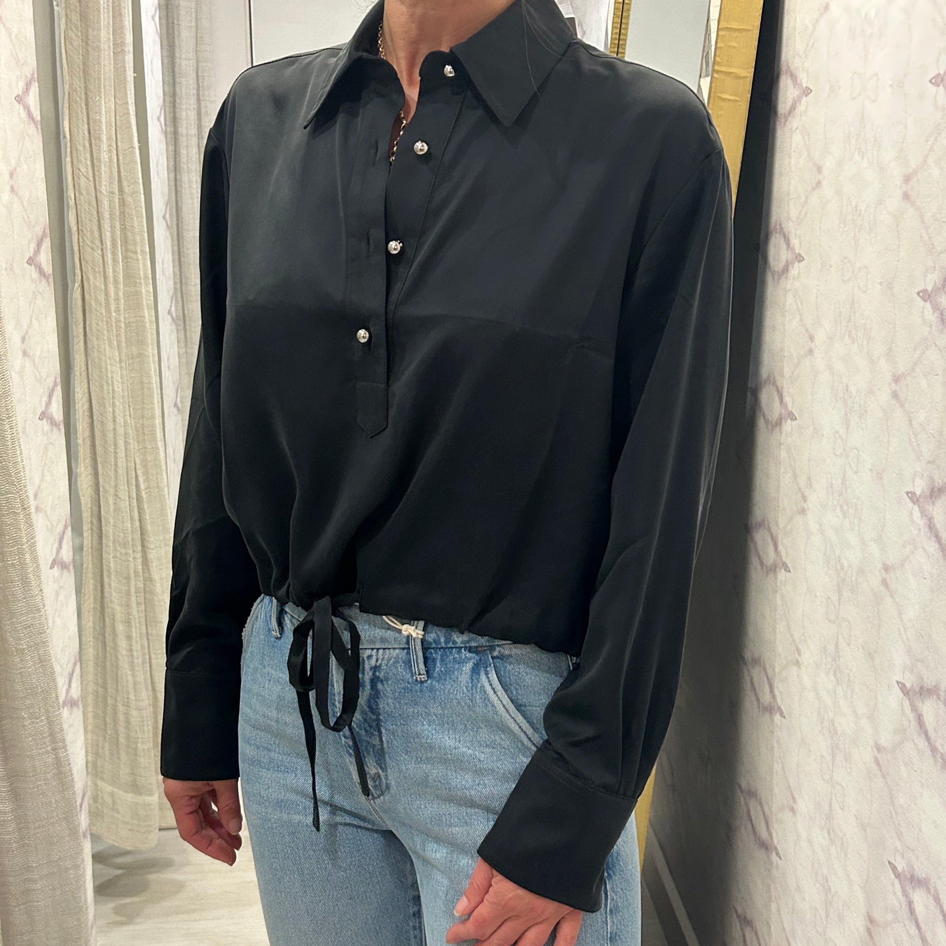 The Crawford Blouse Black
