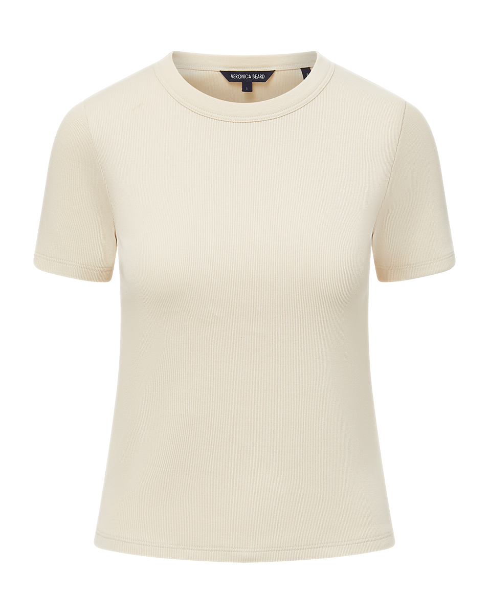 Pruitt Ribbed Tee Limestone
