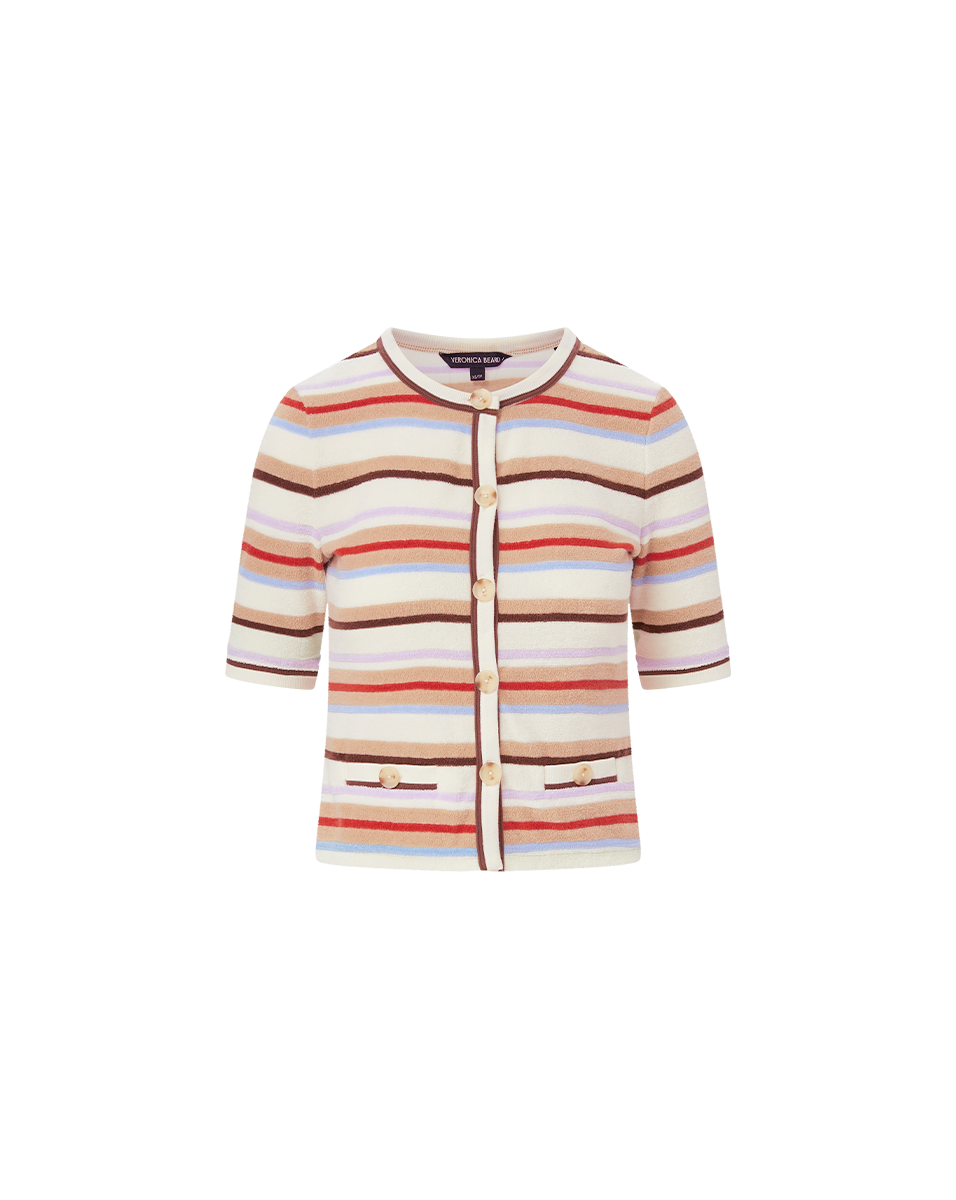 Brendan Cardigan Stone Khaki