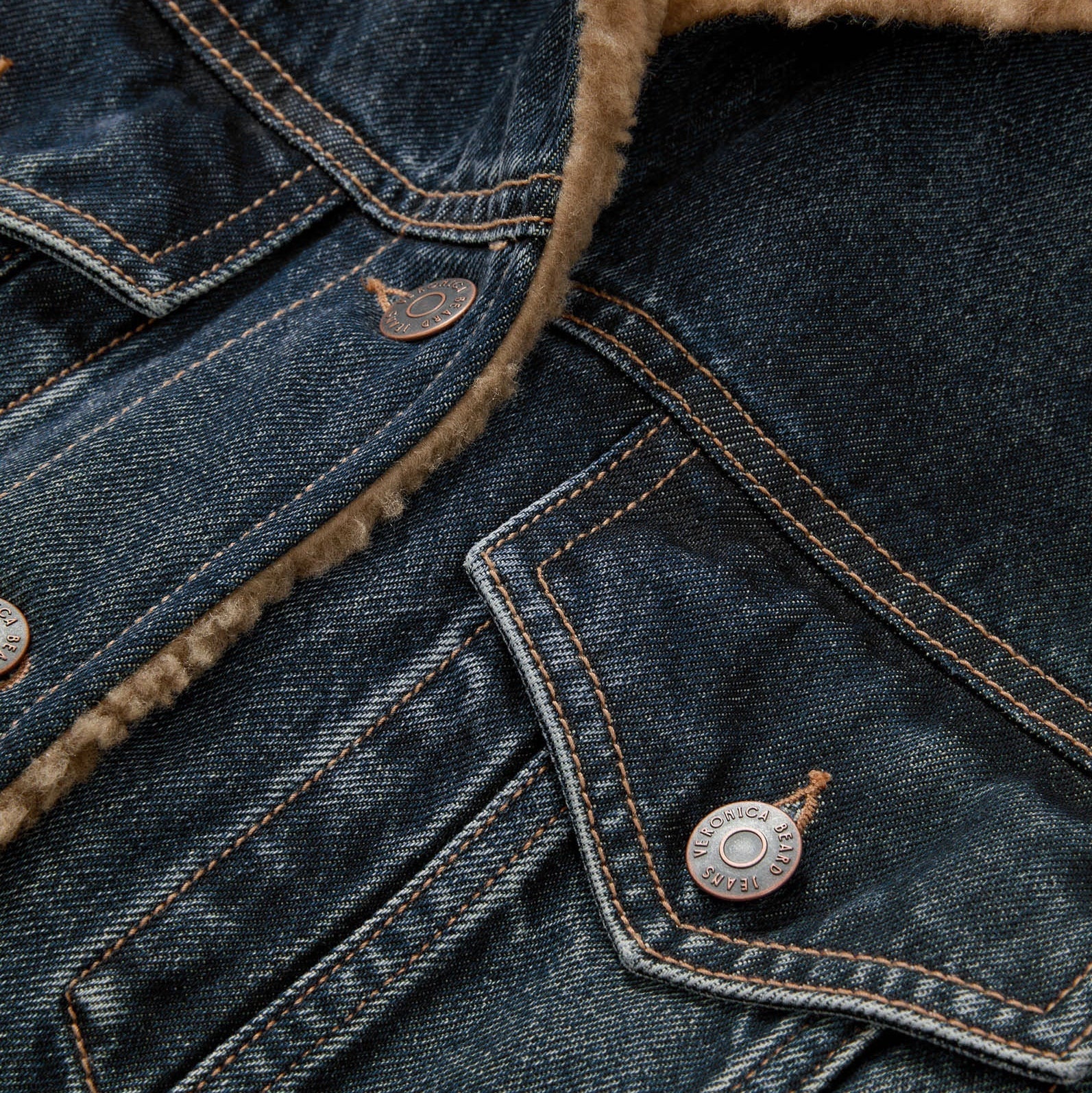 Donna Jacket Sherpa Lining City Lights