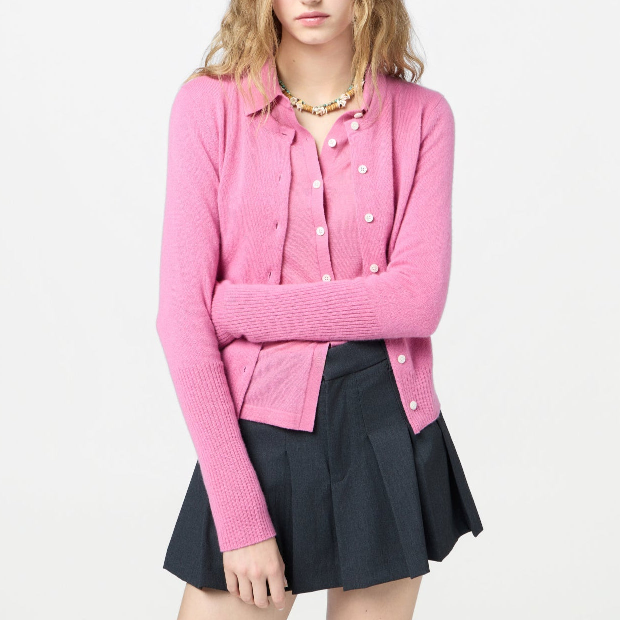 Jane Cardigan Rose
