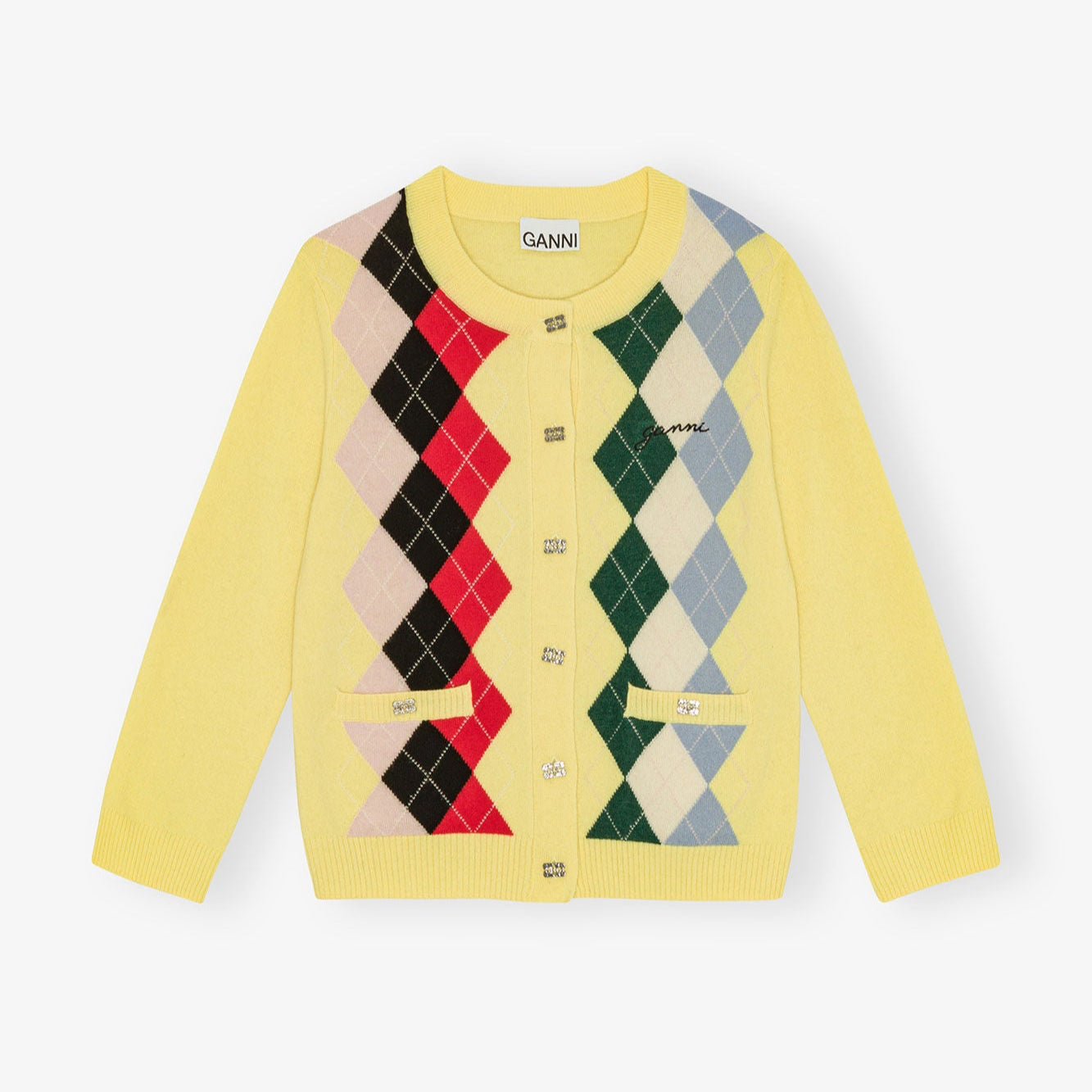 Cashmere Mix Cardigan Pear Sorbet