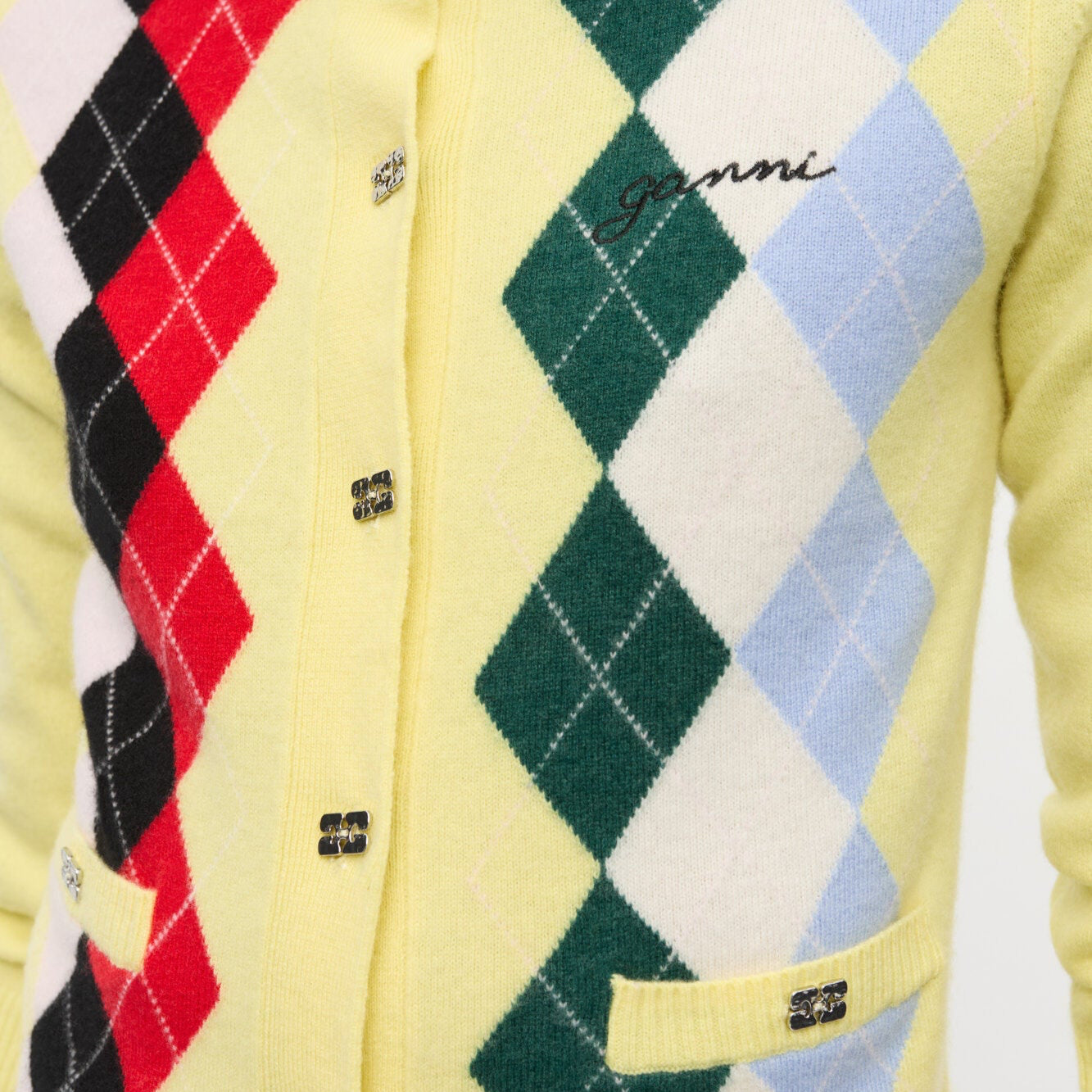 Cashmere Mix Cardigan Pear Sorbet