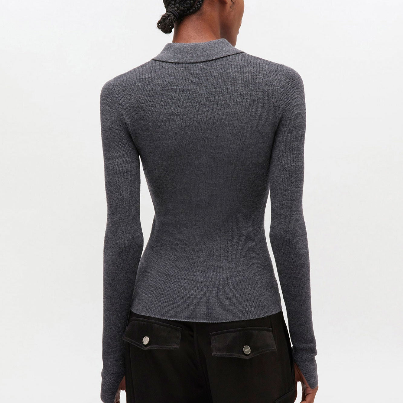 Fine Merino Jacquard Polo Paloma