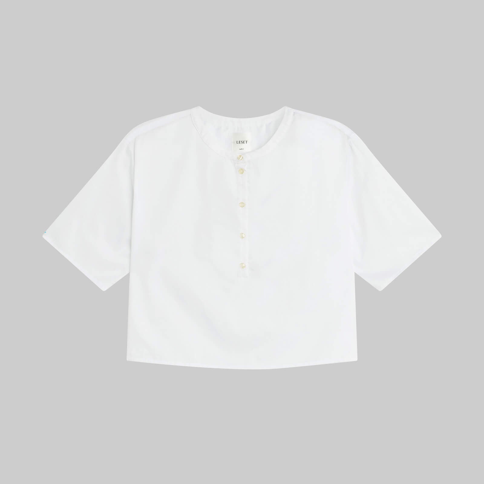 Yoko S/S Henley White