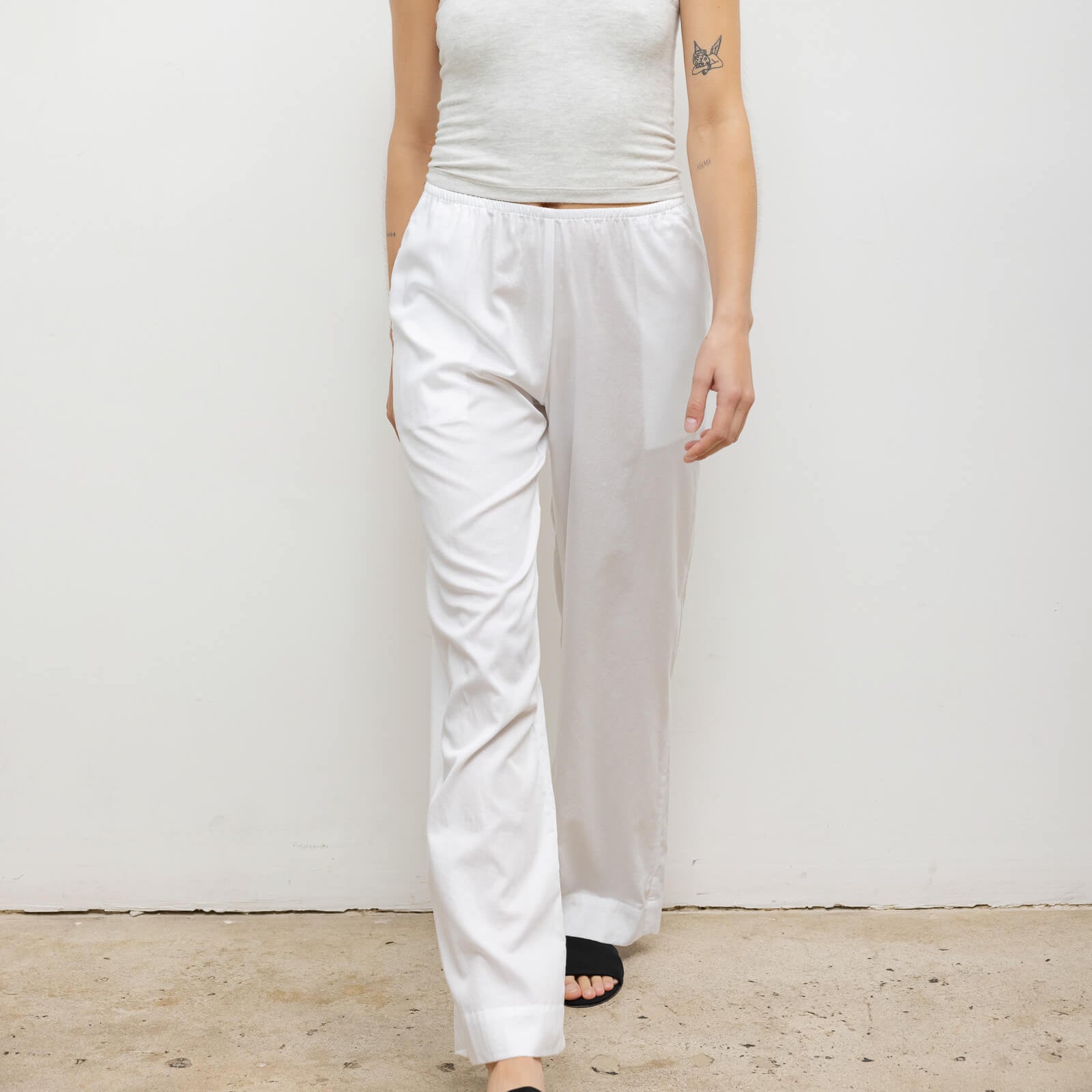 Yoko Pocket Pant White