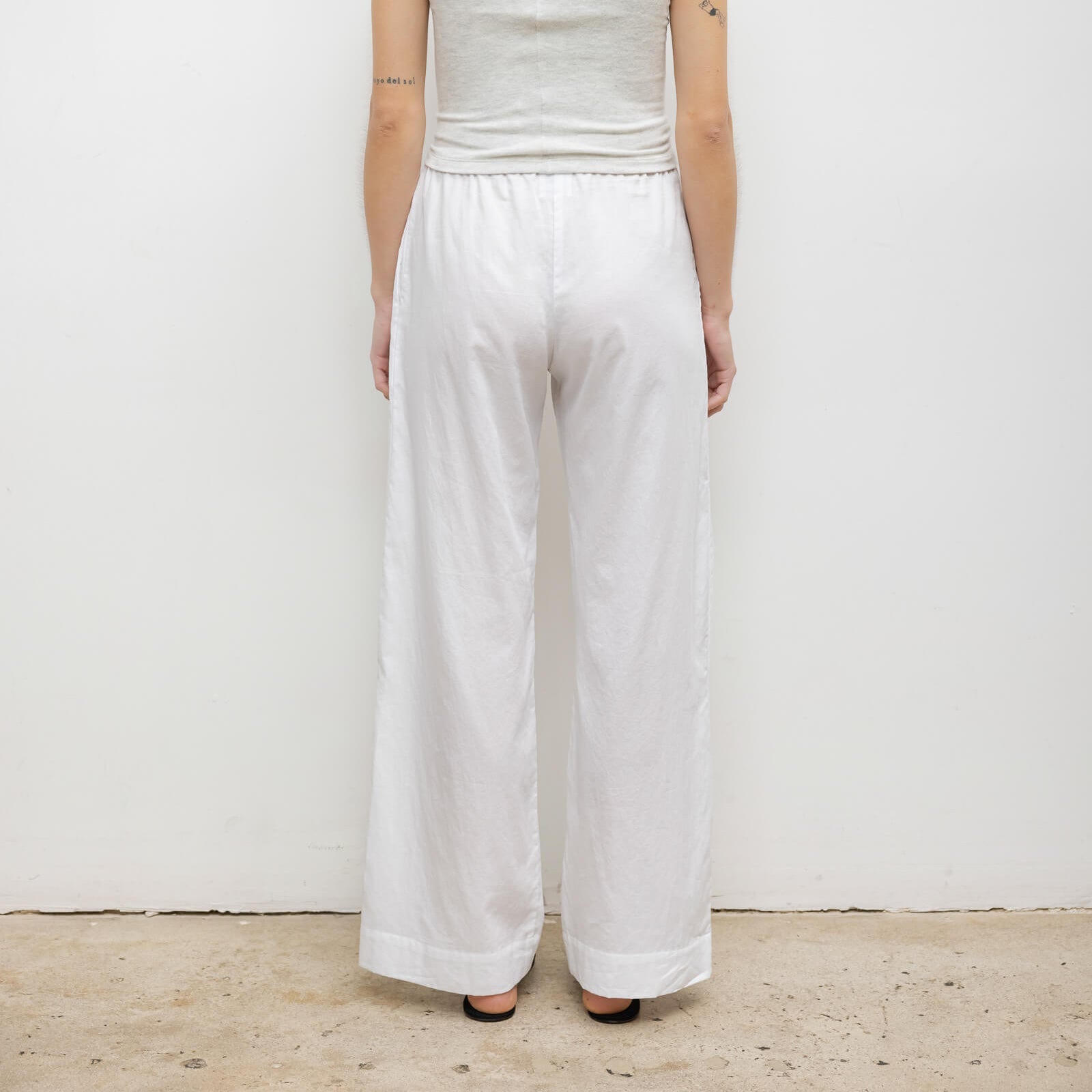 Yoko Pocket Pant White